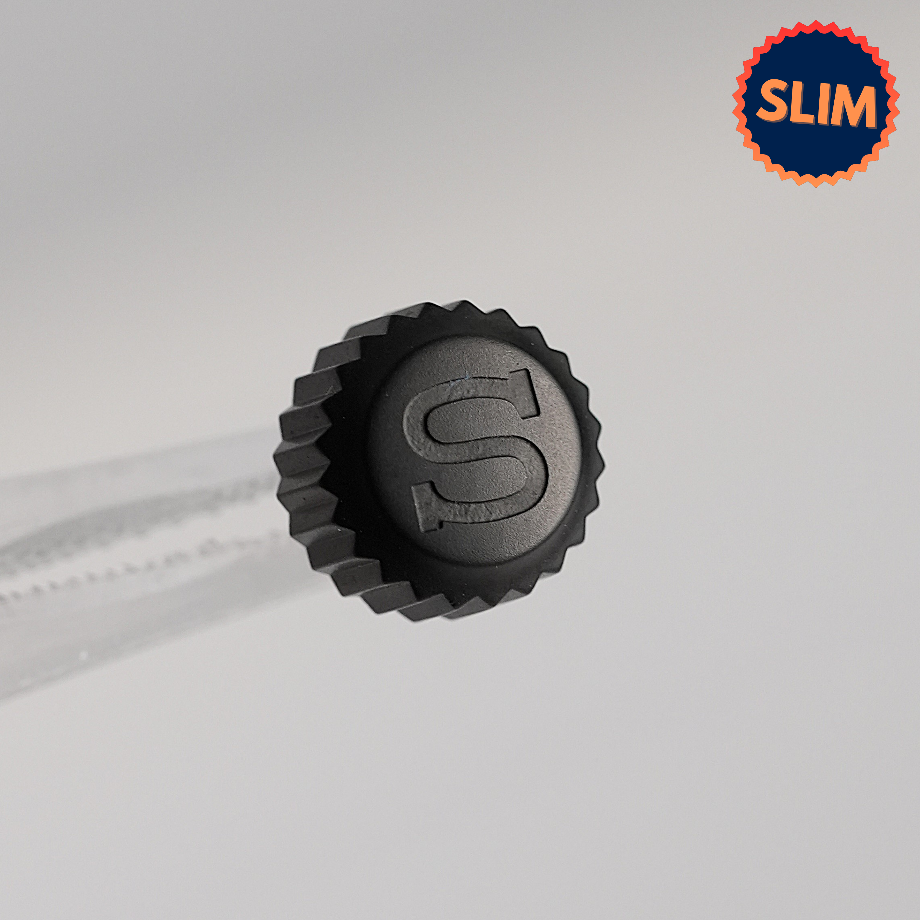 SKX007 Slim Crown: Matte Black with S