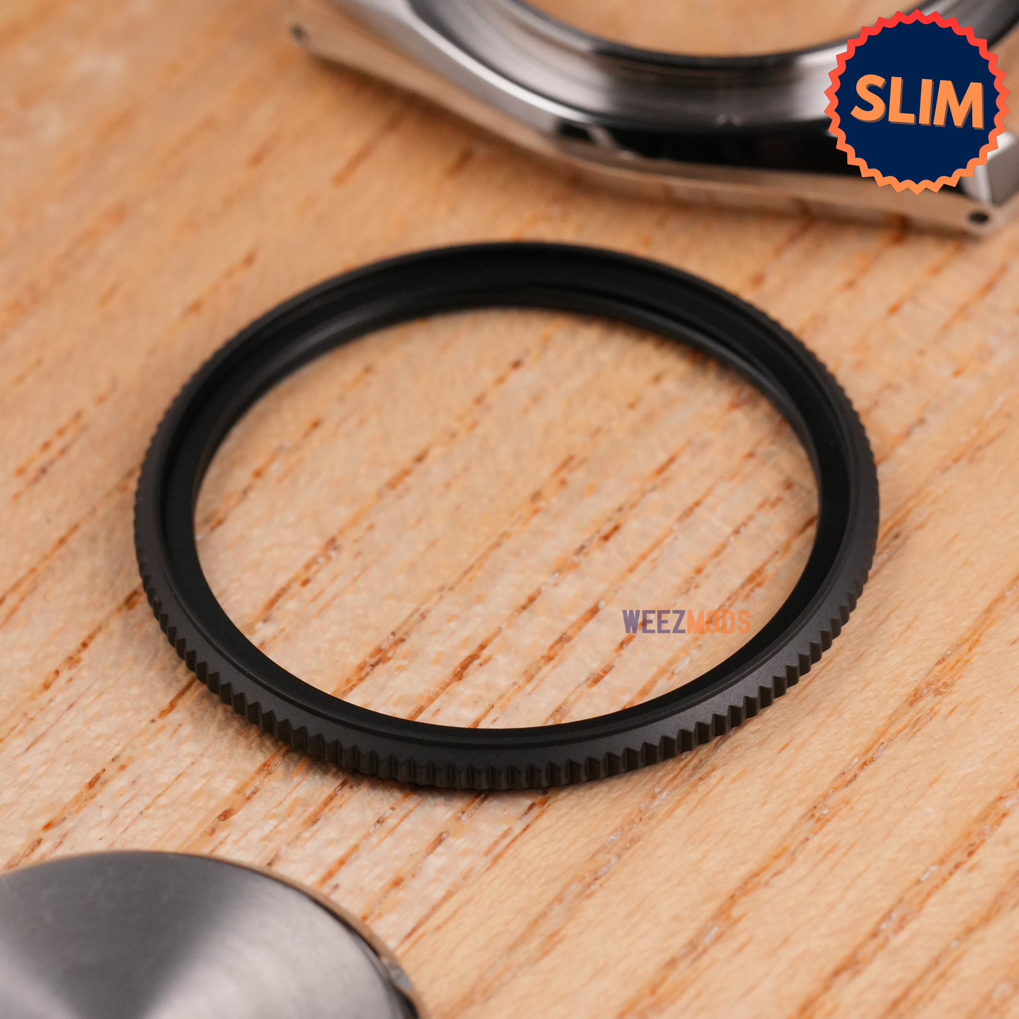 SKX007/SRPD Slim Coin Edge Bezel: Matte Black