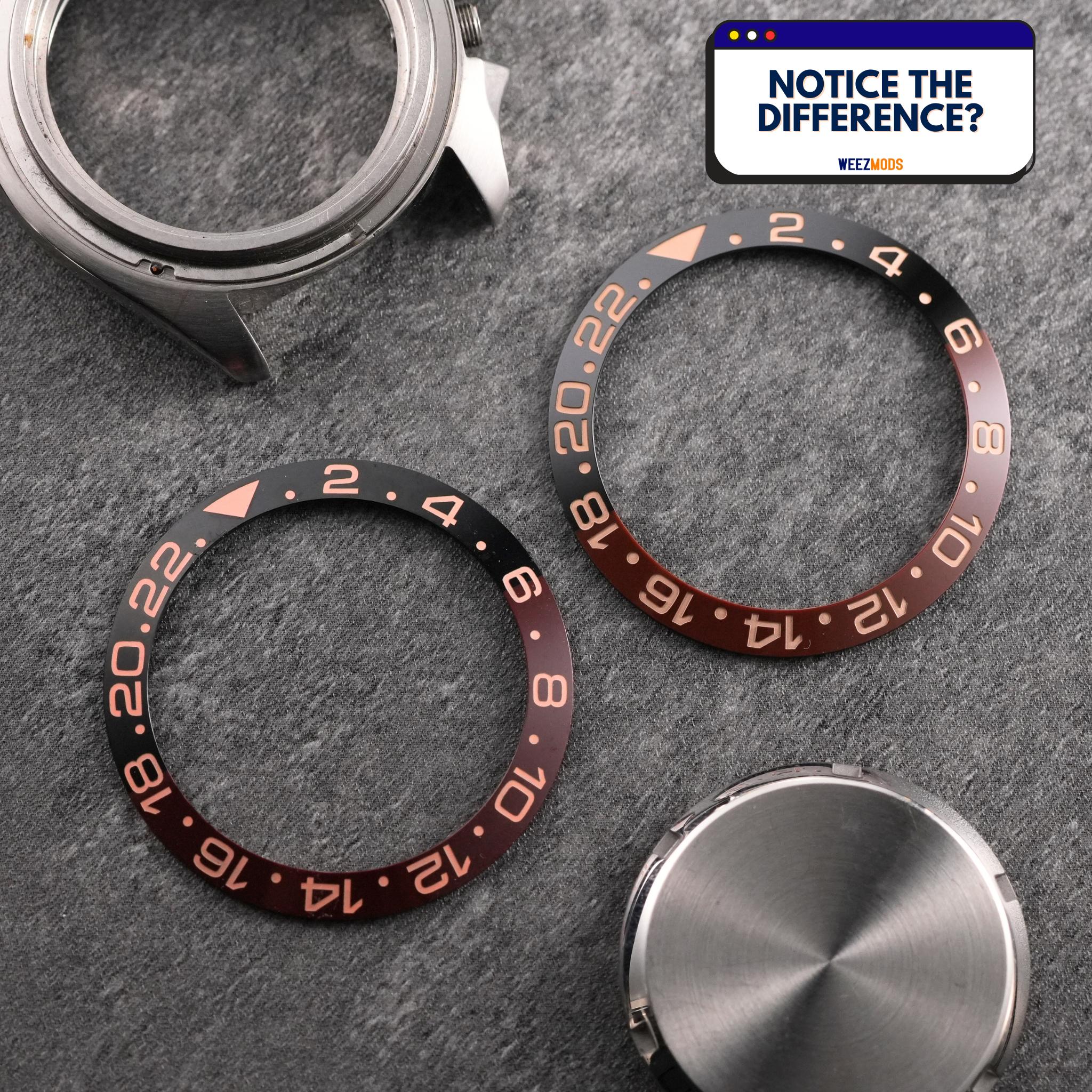 SKX007/SRPD GMT V1: Rootbeer in Rose Gold Markers