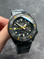 SKX007/SRPD Carbon Fiber: Grey in Yellow Markers