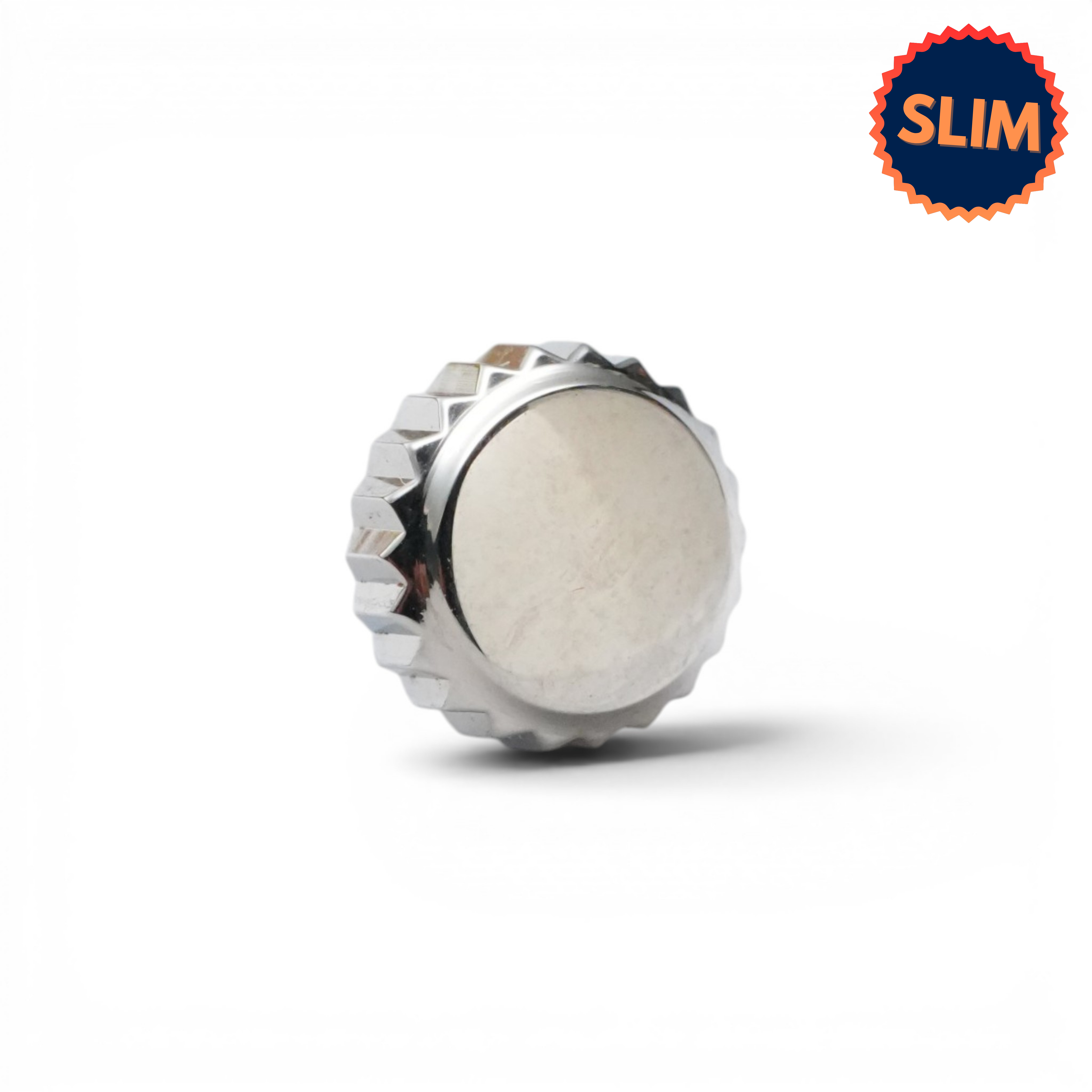 SKX007 Silm Crown: Polished Silver