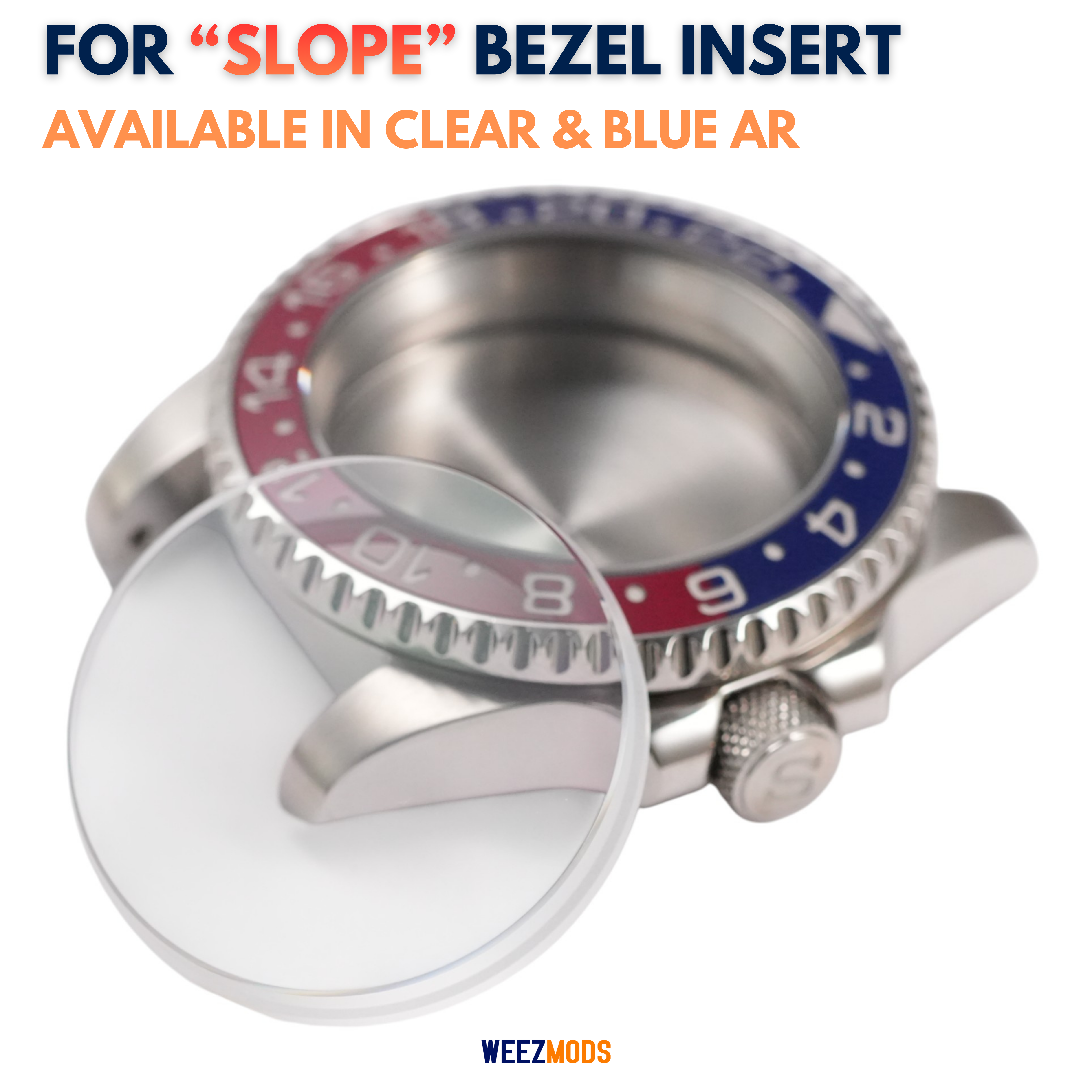 SKX007/SRPD: Flat Sapphire Crystal for Slope Bezel Insert