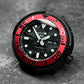SKX007/SRPD Yachtmaster: Red with Black in Steel