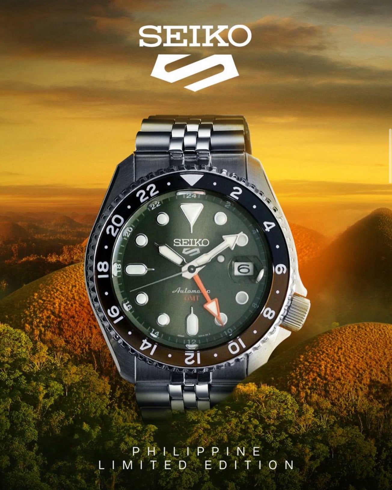 Seiko SSK053 "5KX" GMT OEM Dial