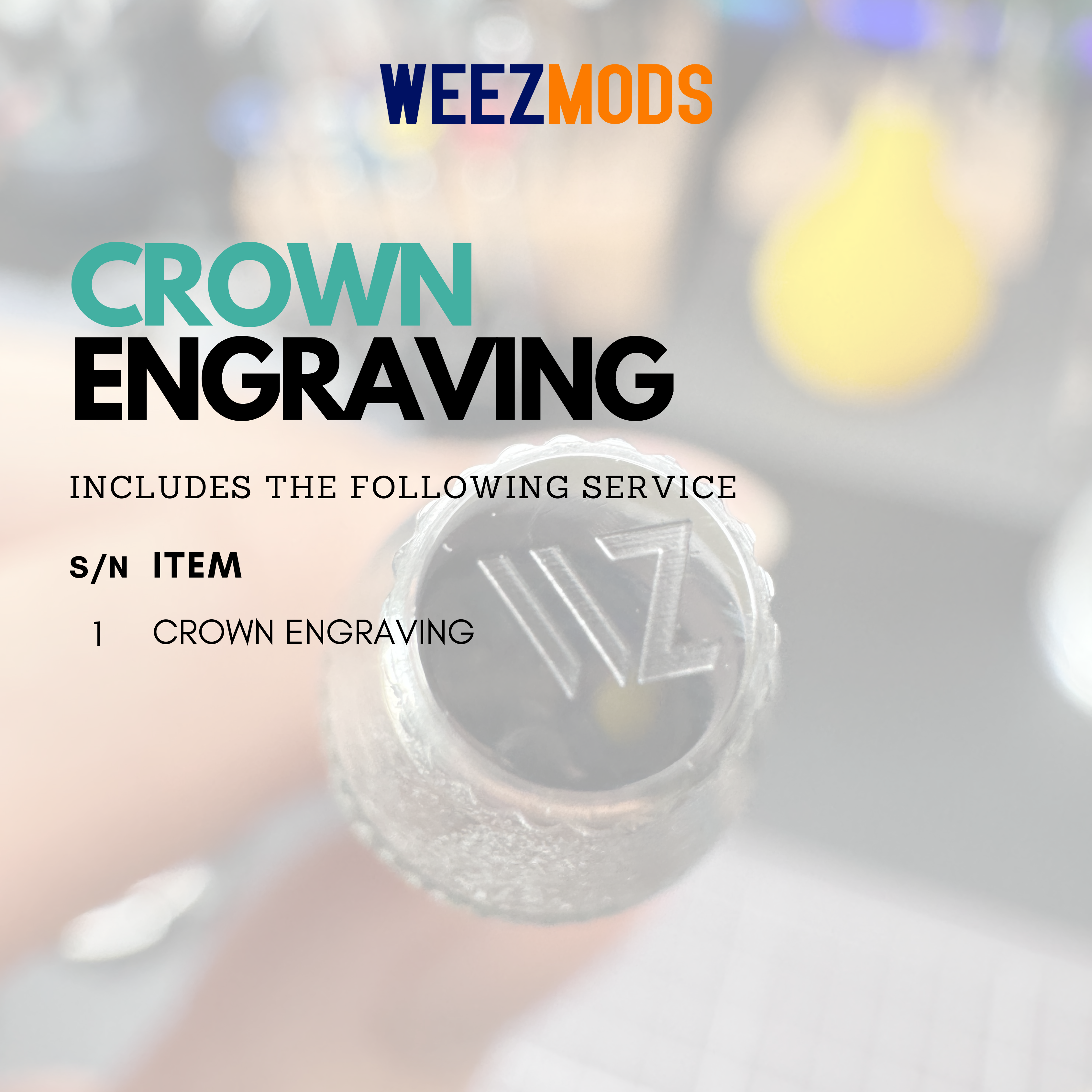 Engraving: Crown