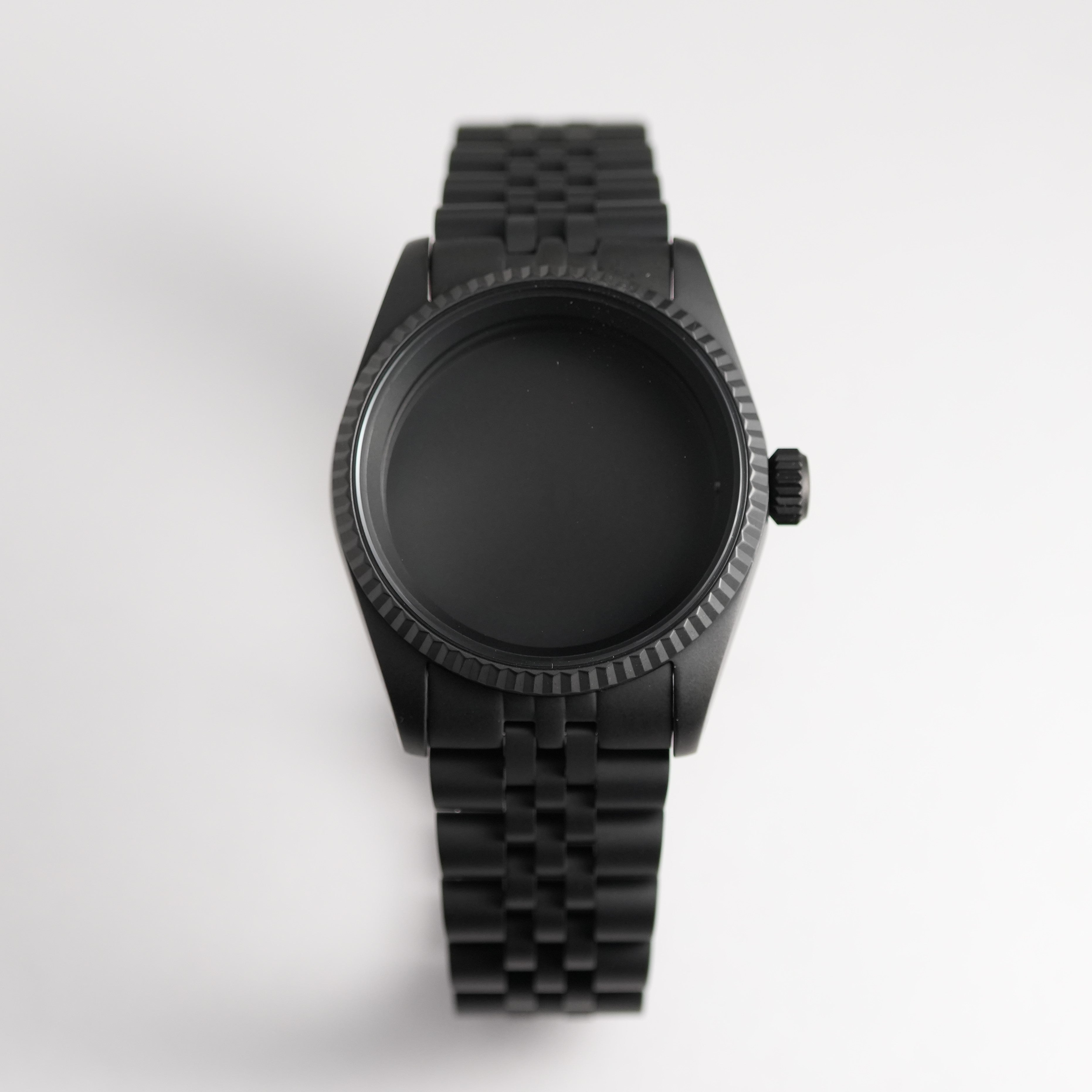 36MM Fluted: Matte Black Case with Jubilee Bracelet