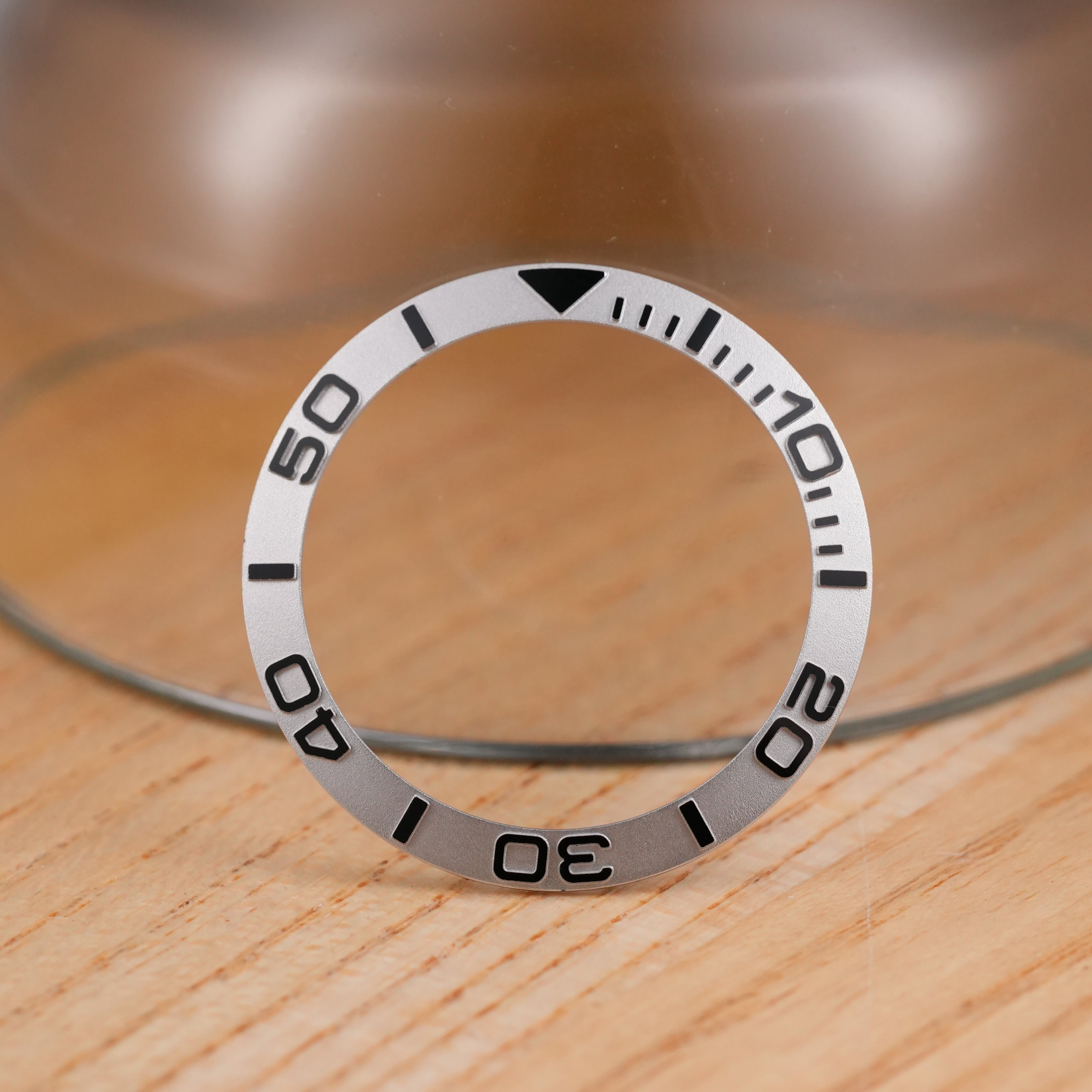 38MM RED YACHT MASTER BEZEL INSERT FOR SEIKO SKX007 (SLOPED 38MM RED YACHT MASTER BEZEL INSERT FOR SEIKO SKX007 (SLOPED