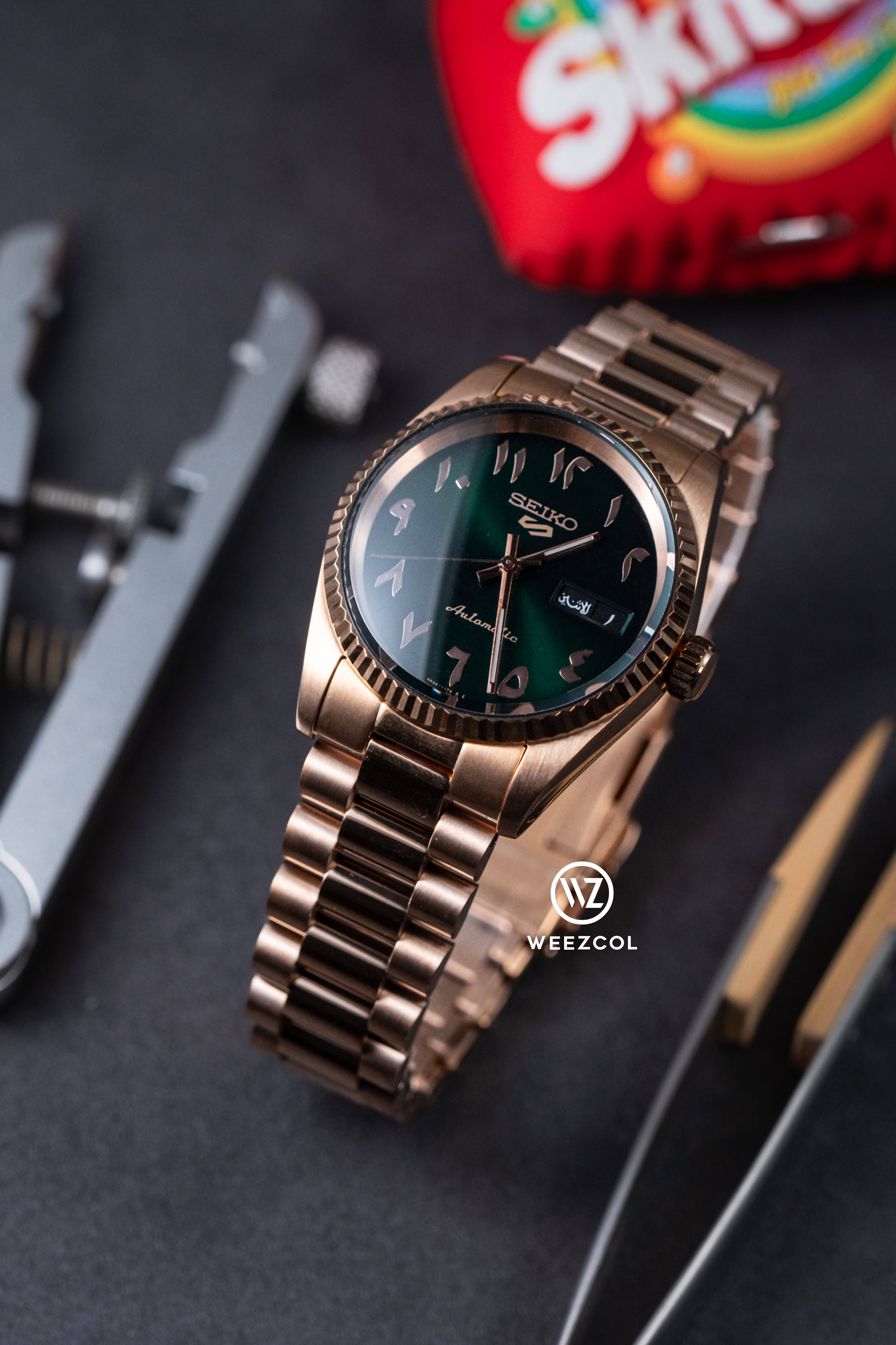 Seiko Arabic: SRPH49 in Fluted Case