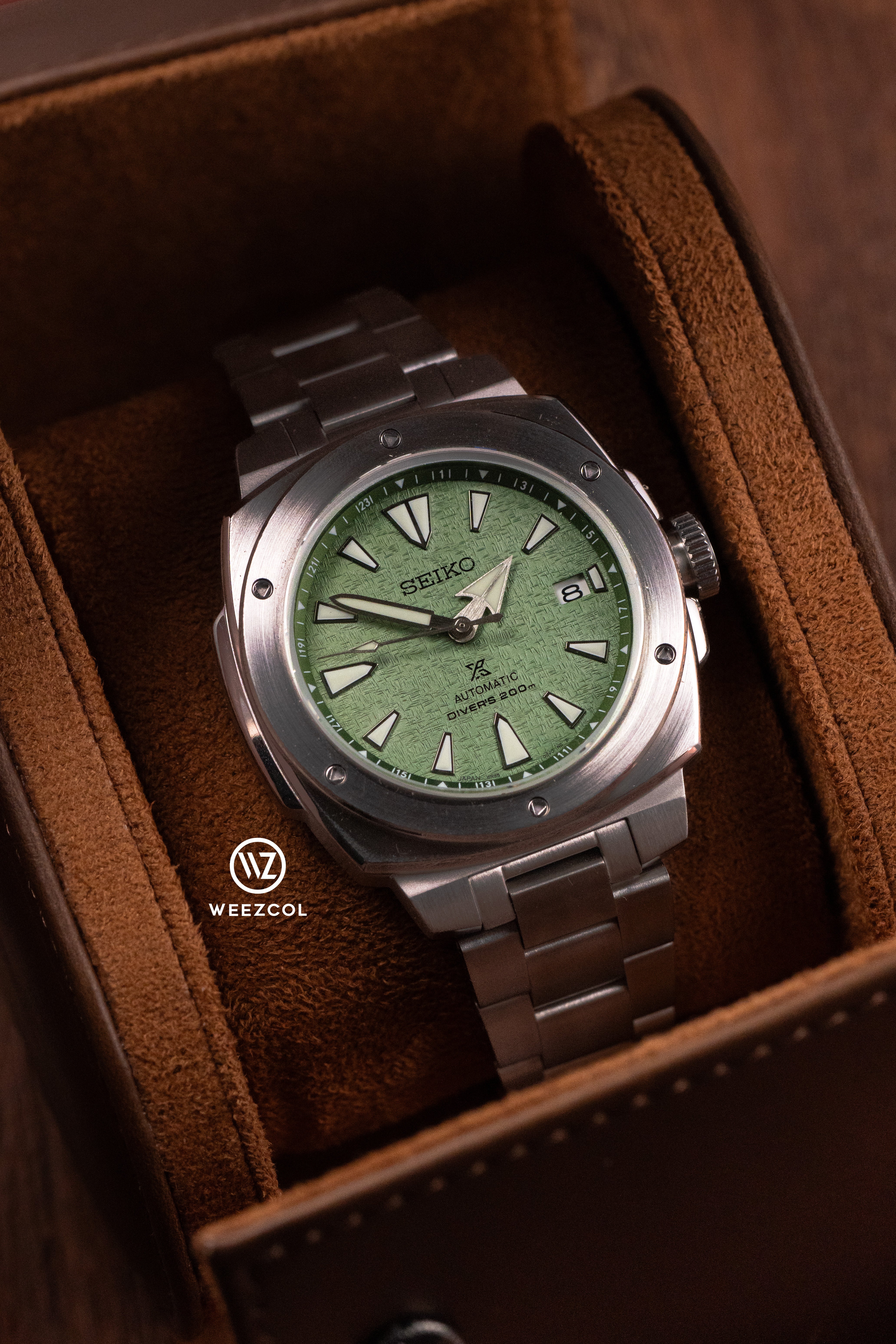 SPB349 Shogun: Octagonal in Brushed Silver