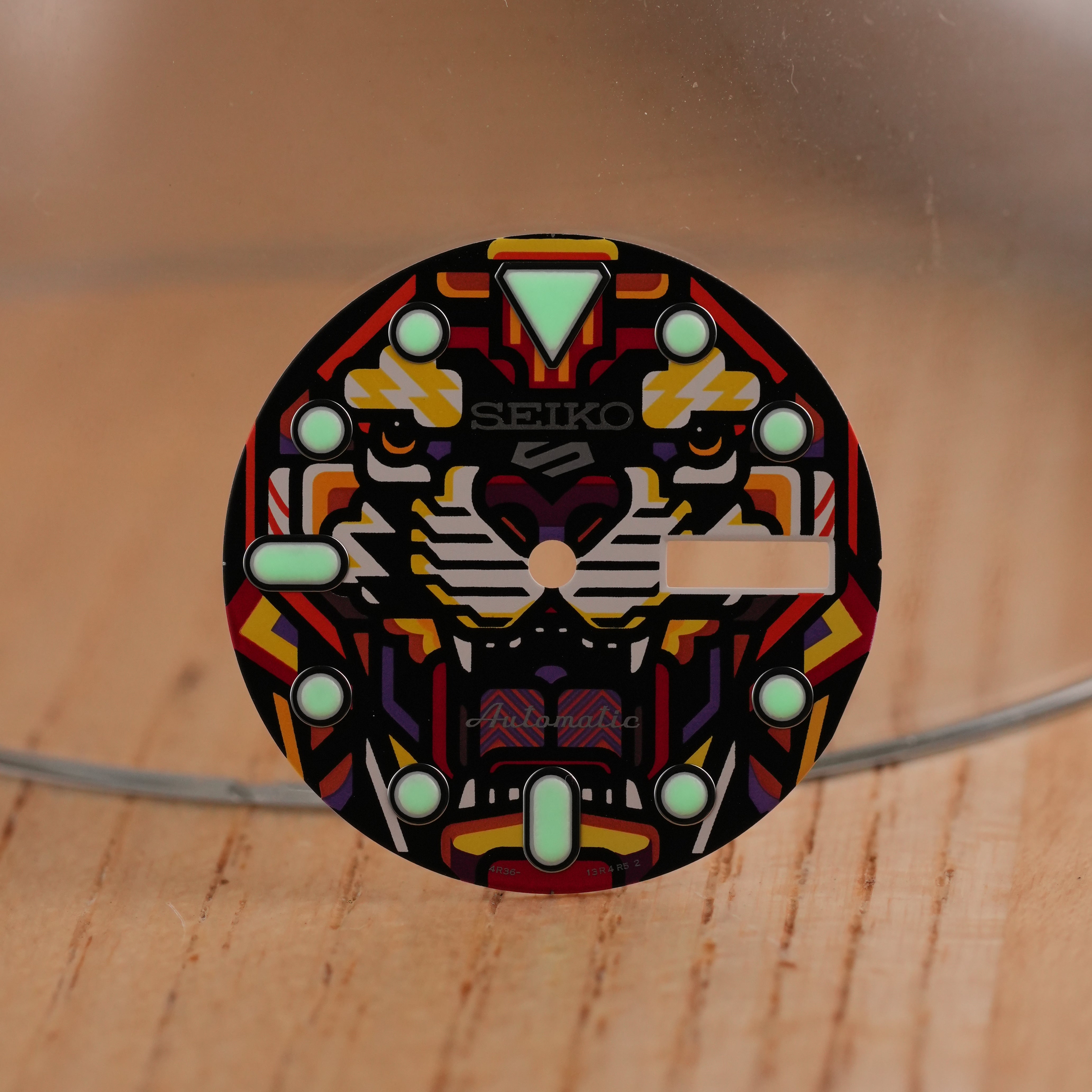 Seiko SRPJ92 “The Tiger Rukkit" OEM Dial