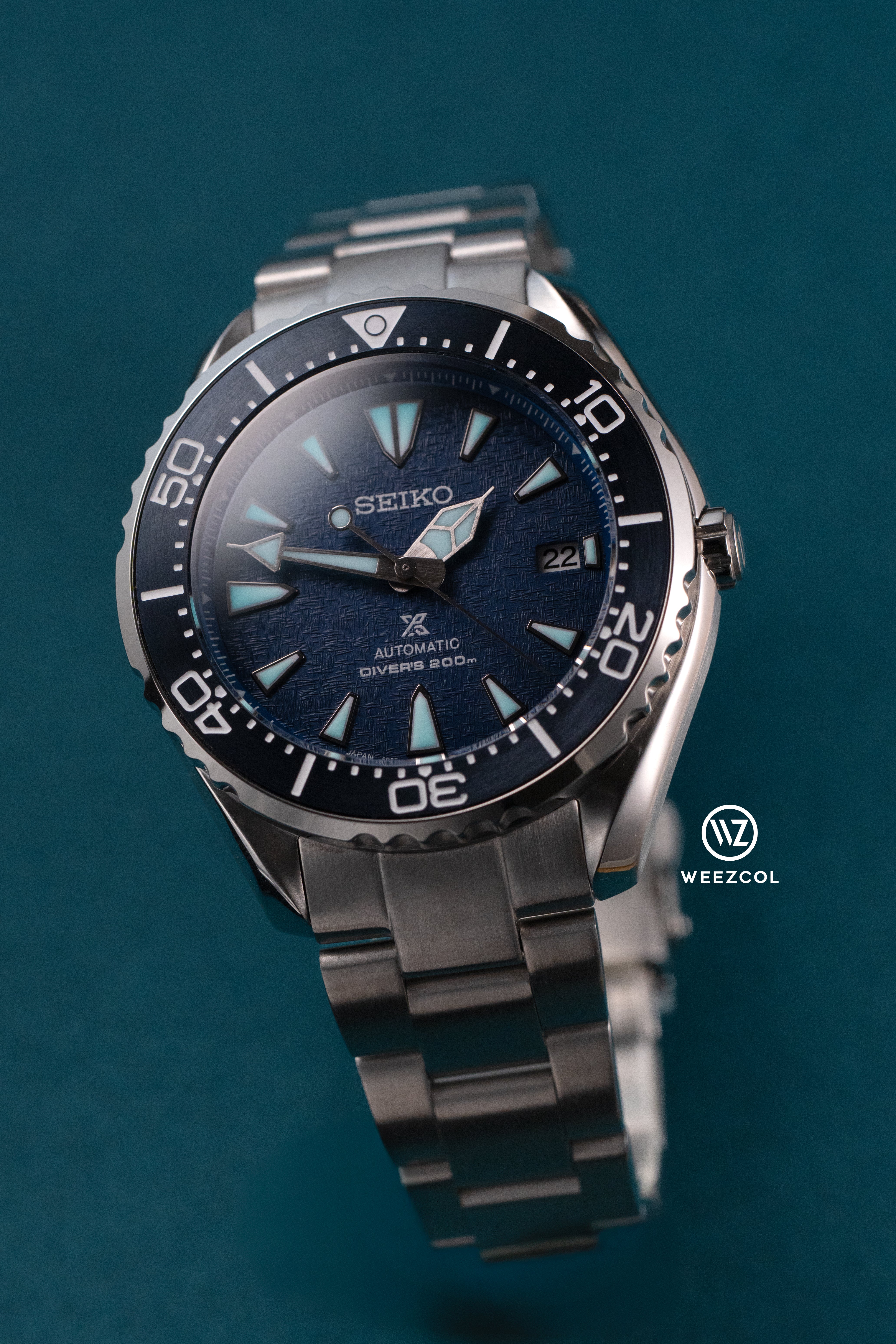 SPB357 Shogun: Seamaster in Brushed Silver