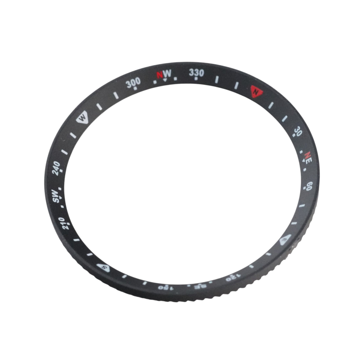 SKX007 Alpinist Chapter Ring: Black Compass