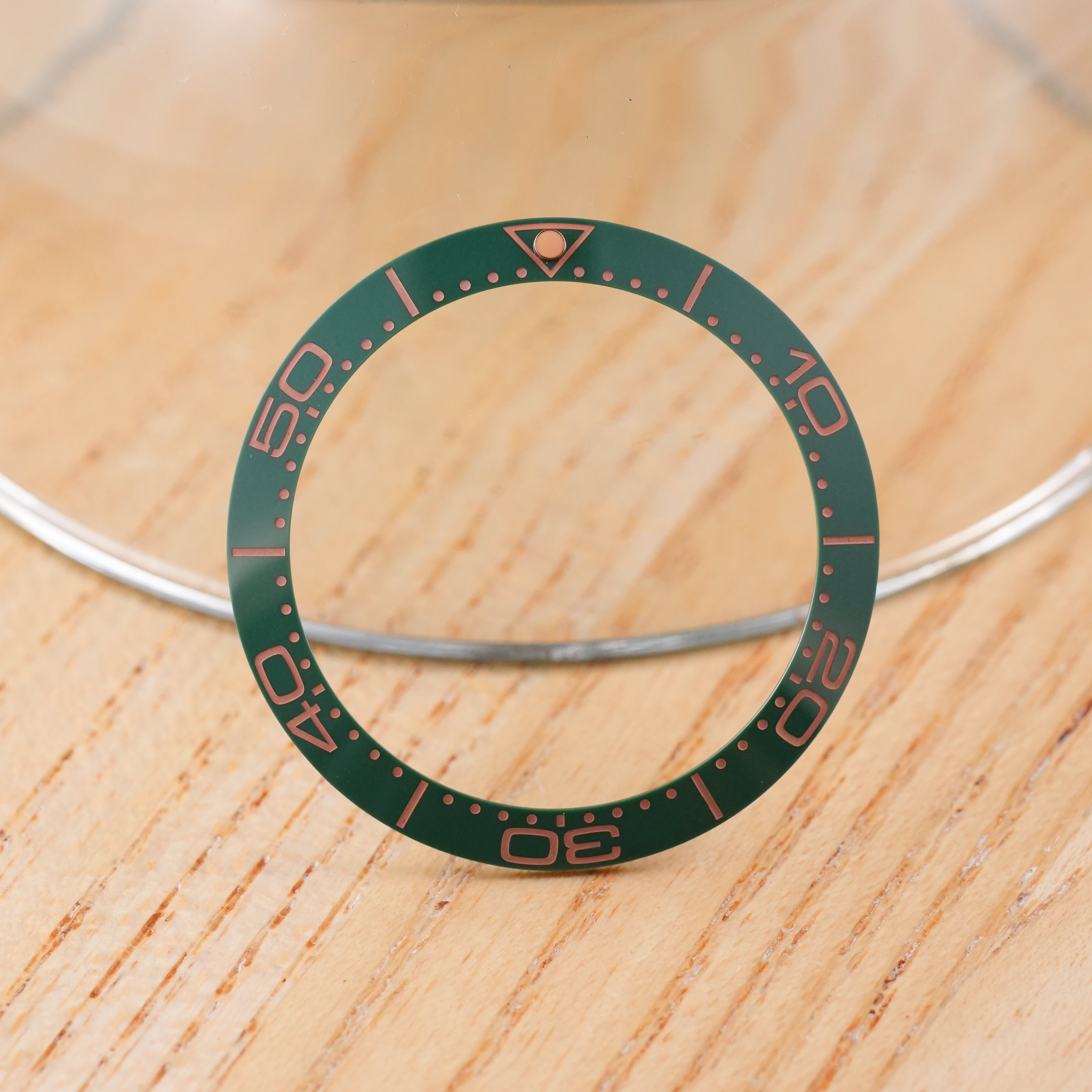 SKX007/SRPD OSPO: Polished Green in Rose Gold Markers