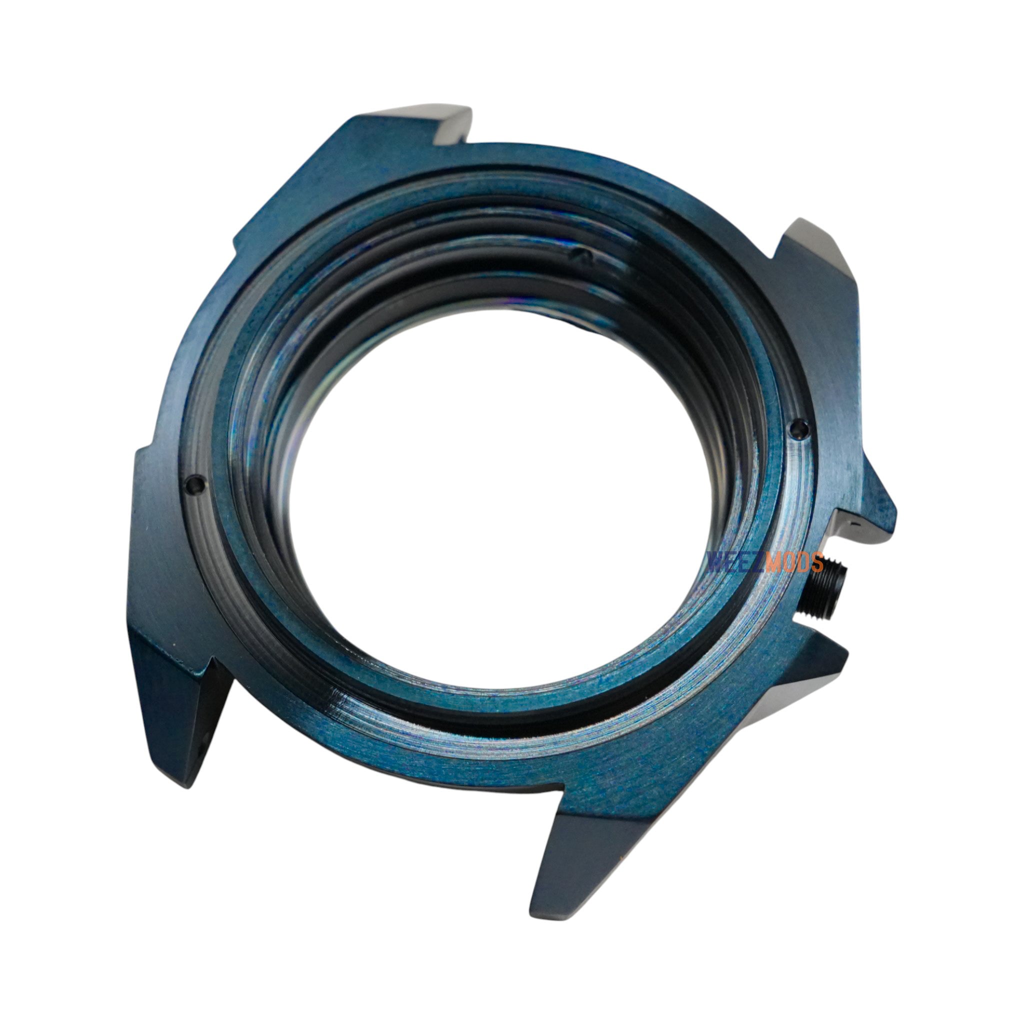 SKX007 Samurai: Brushed Blue Case