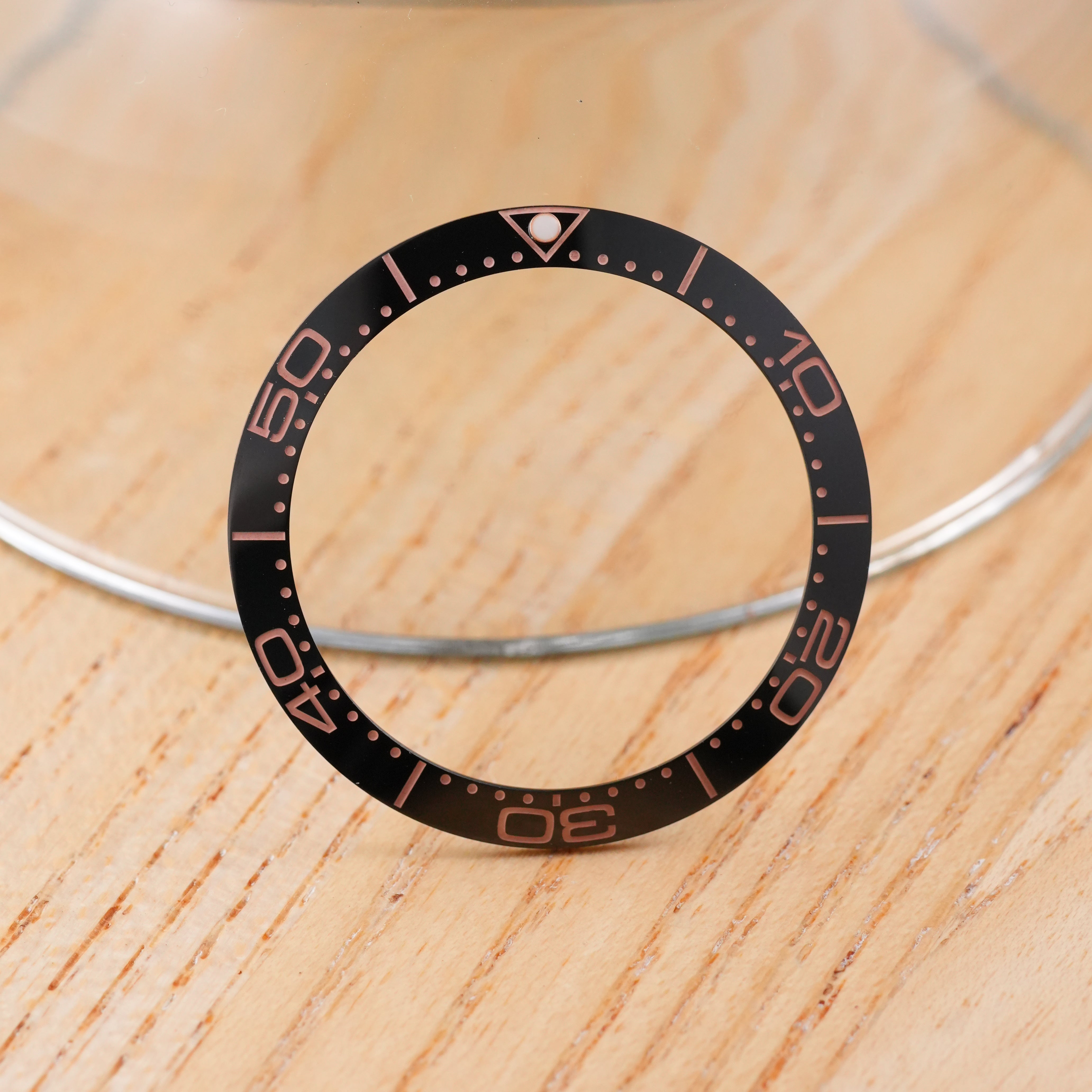 SKX007/SRPD OSPO: Polished Black in Rose Gold Markers