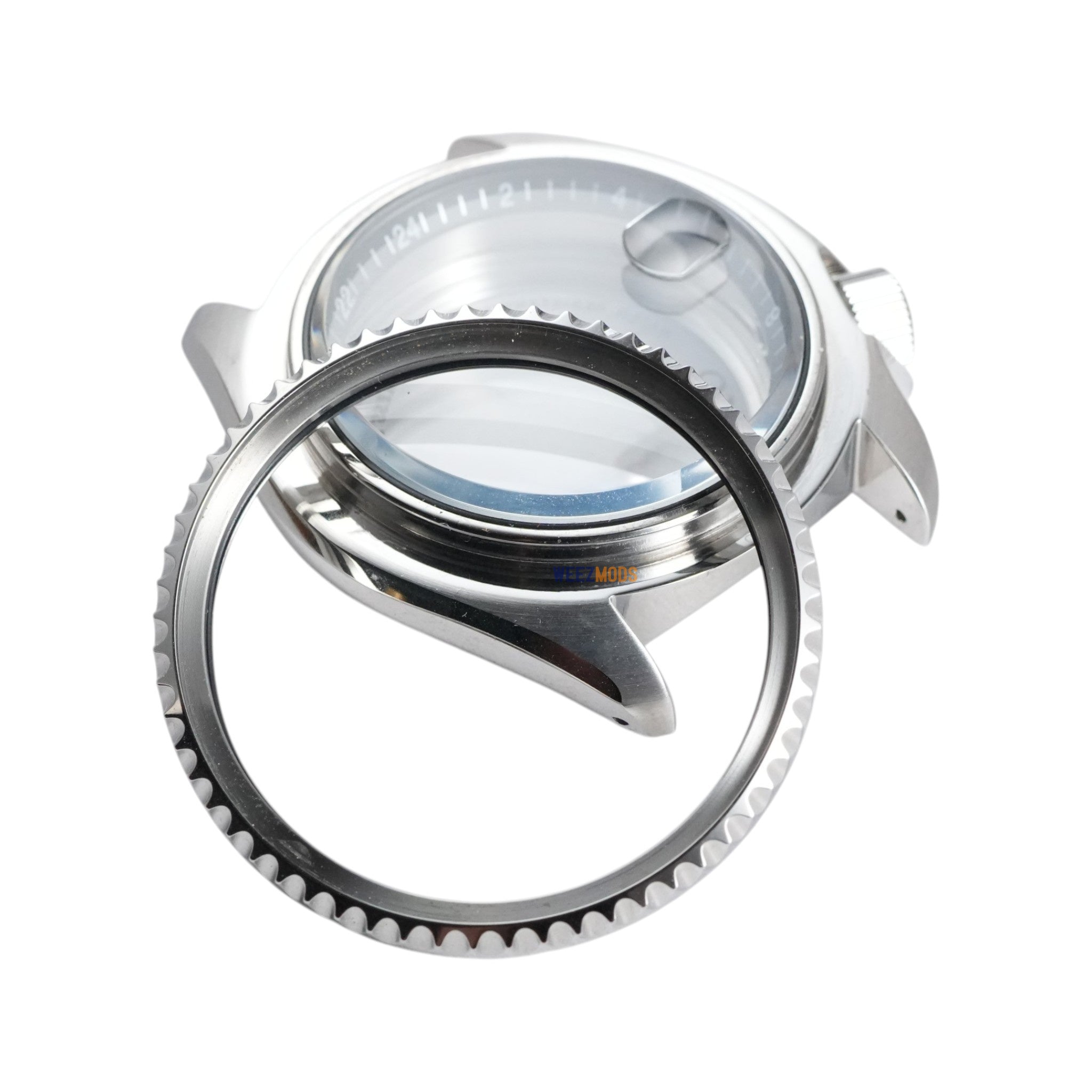 SSK Sub Bezel: Polished Silver