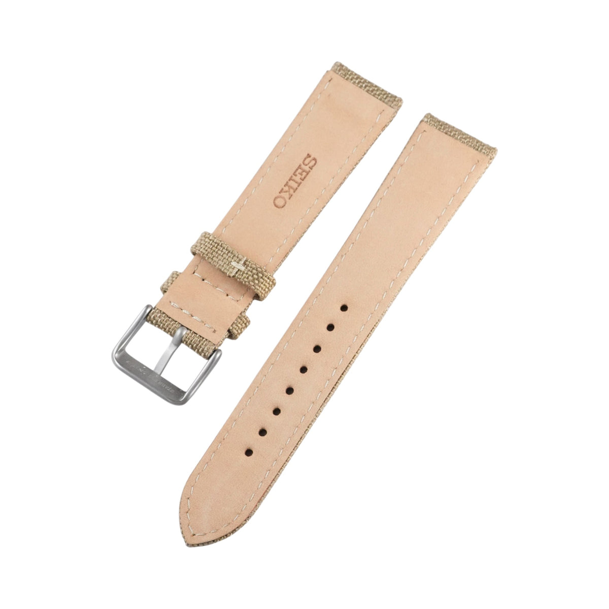 Seiko SPB: 'Alpinist' Khaki Leather Strap (20MM)