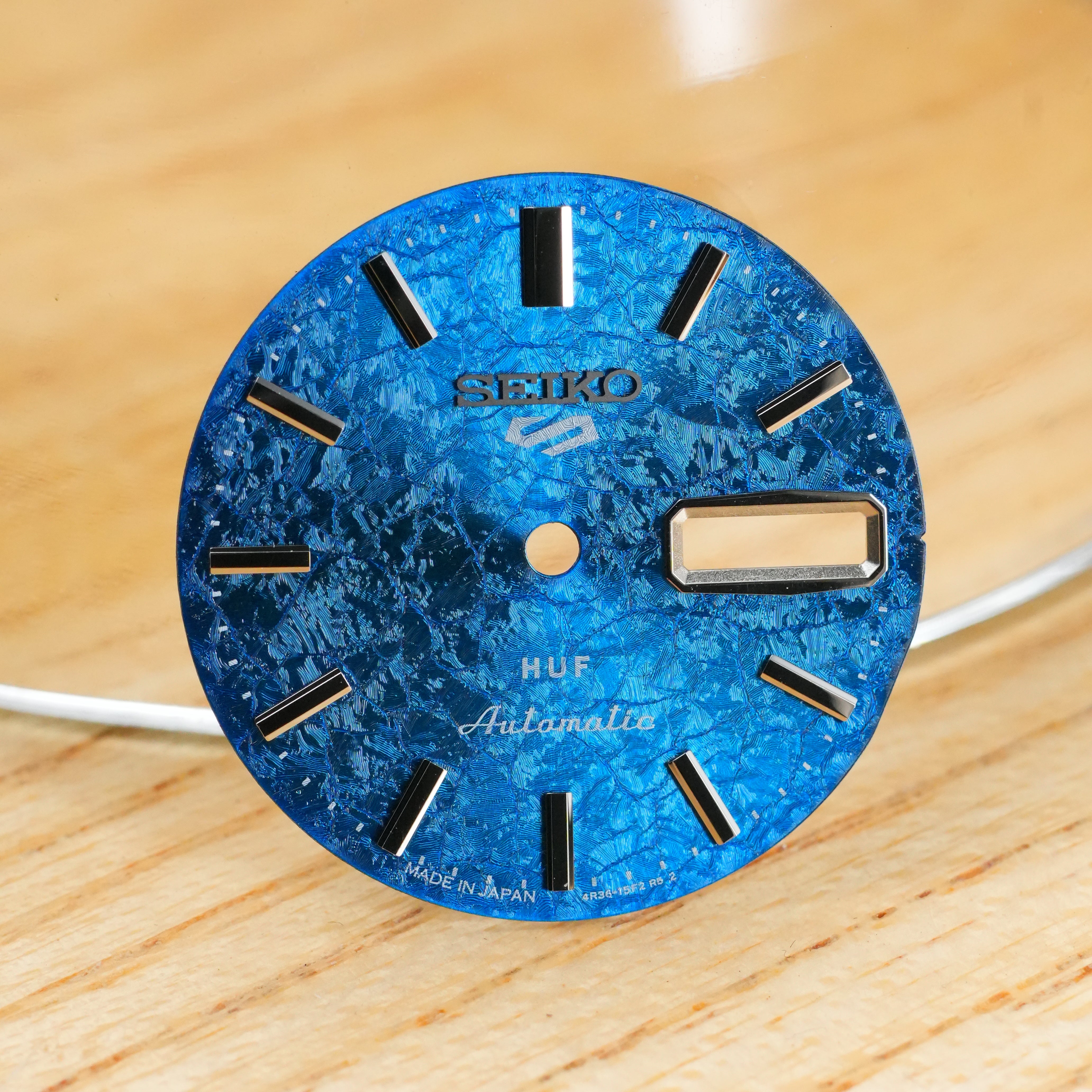 Seiko Blue Frosted “HUF" OEM Dial