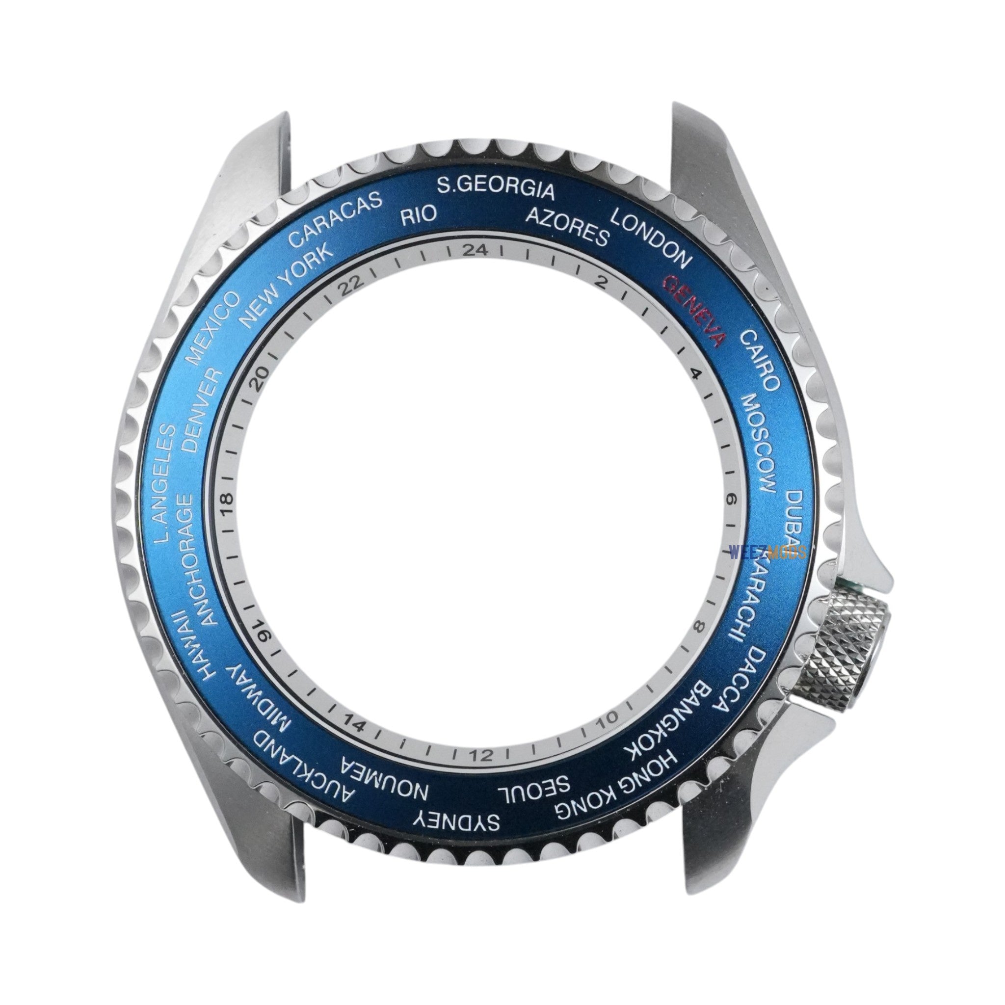 SKX007/SRPD Worldtimer: Blue with White Markers