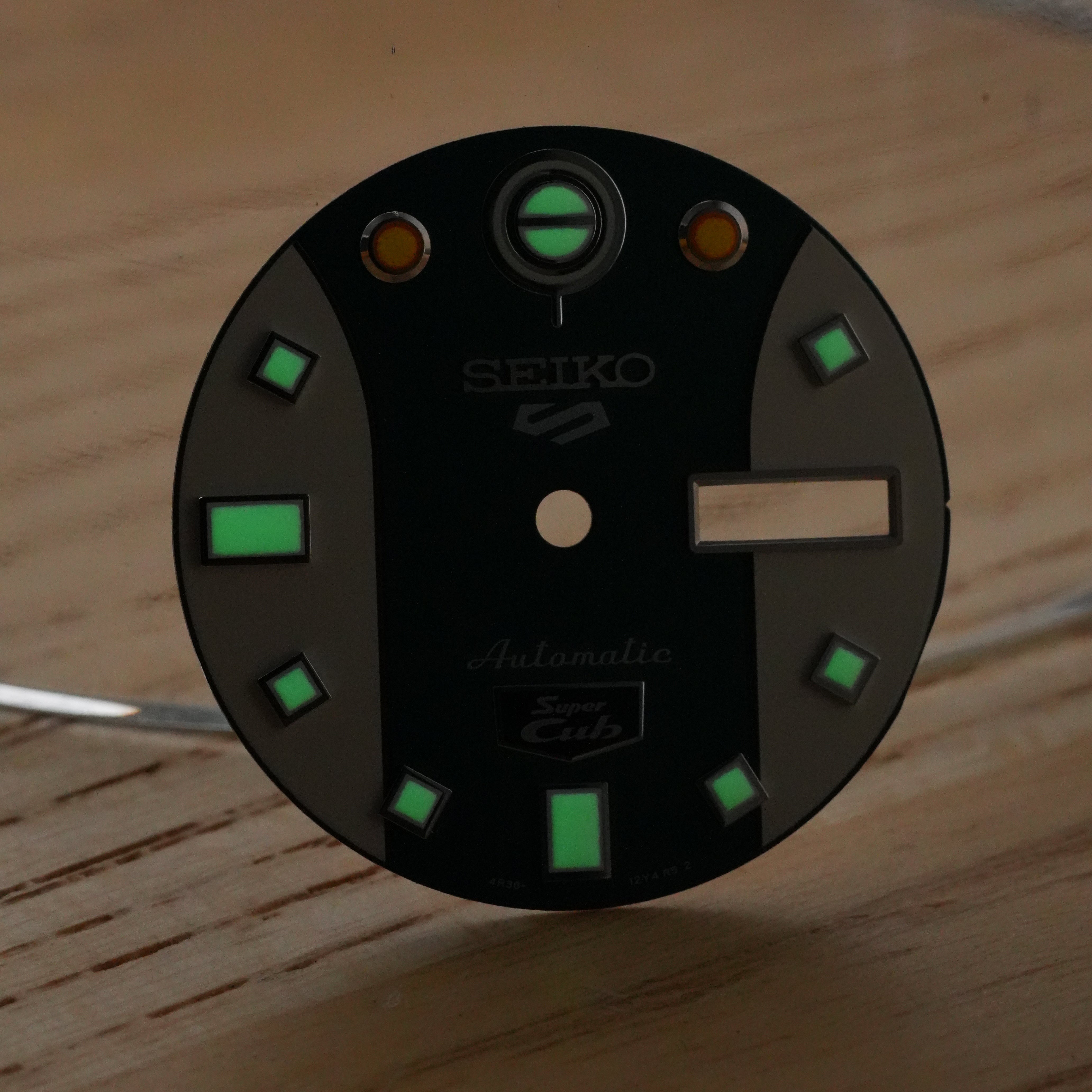 Seiko SRPJ49 "5KX" Honda Super Cub OEM Dial