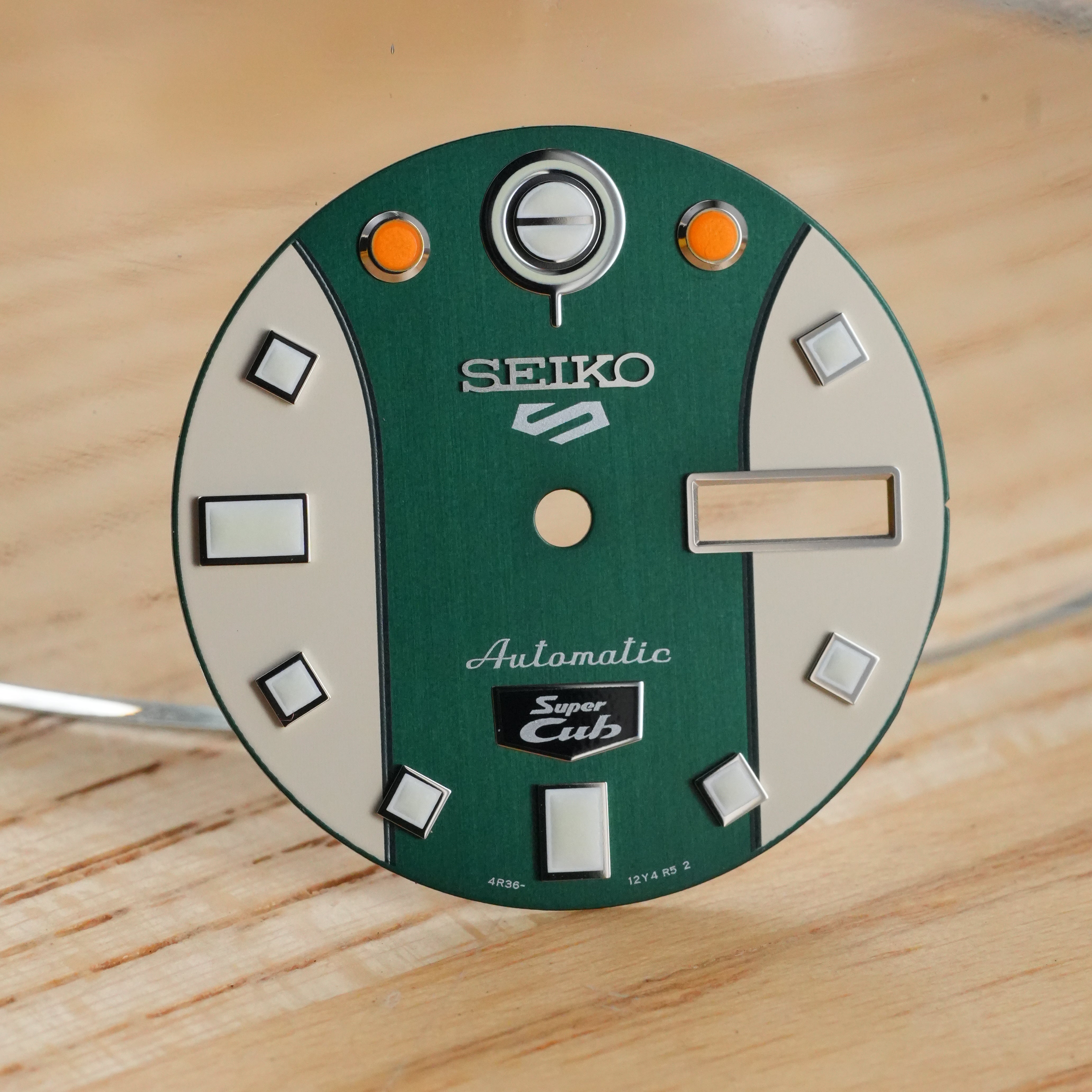 Seiko SRPJ49 "5KX" Honda Super Cub OEM Dial