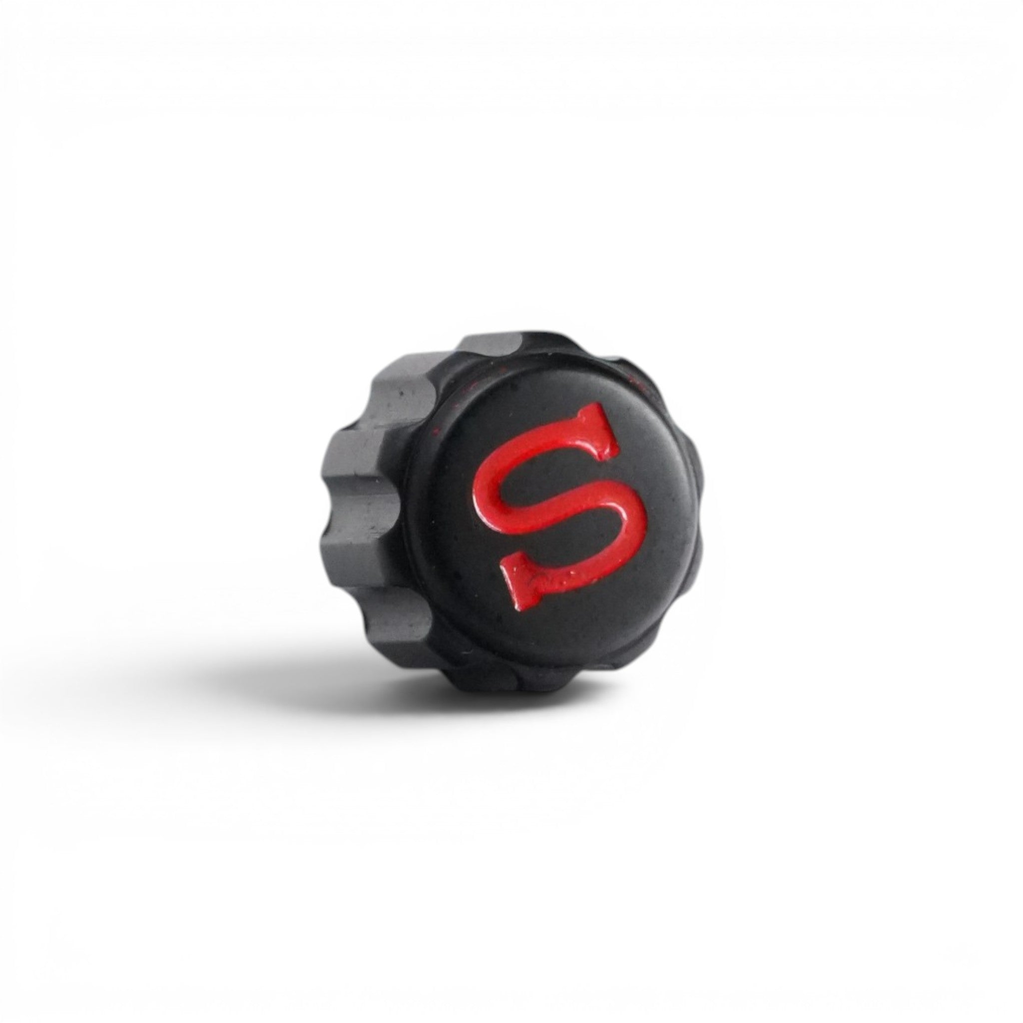 SKX007 Chunky Crown: Matte Black with Red S