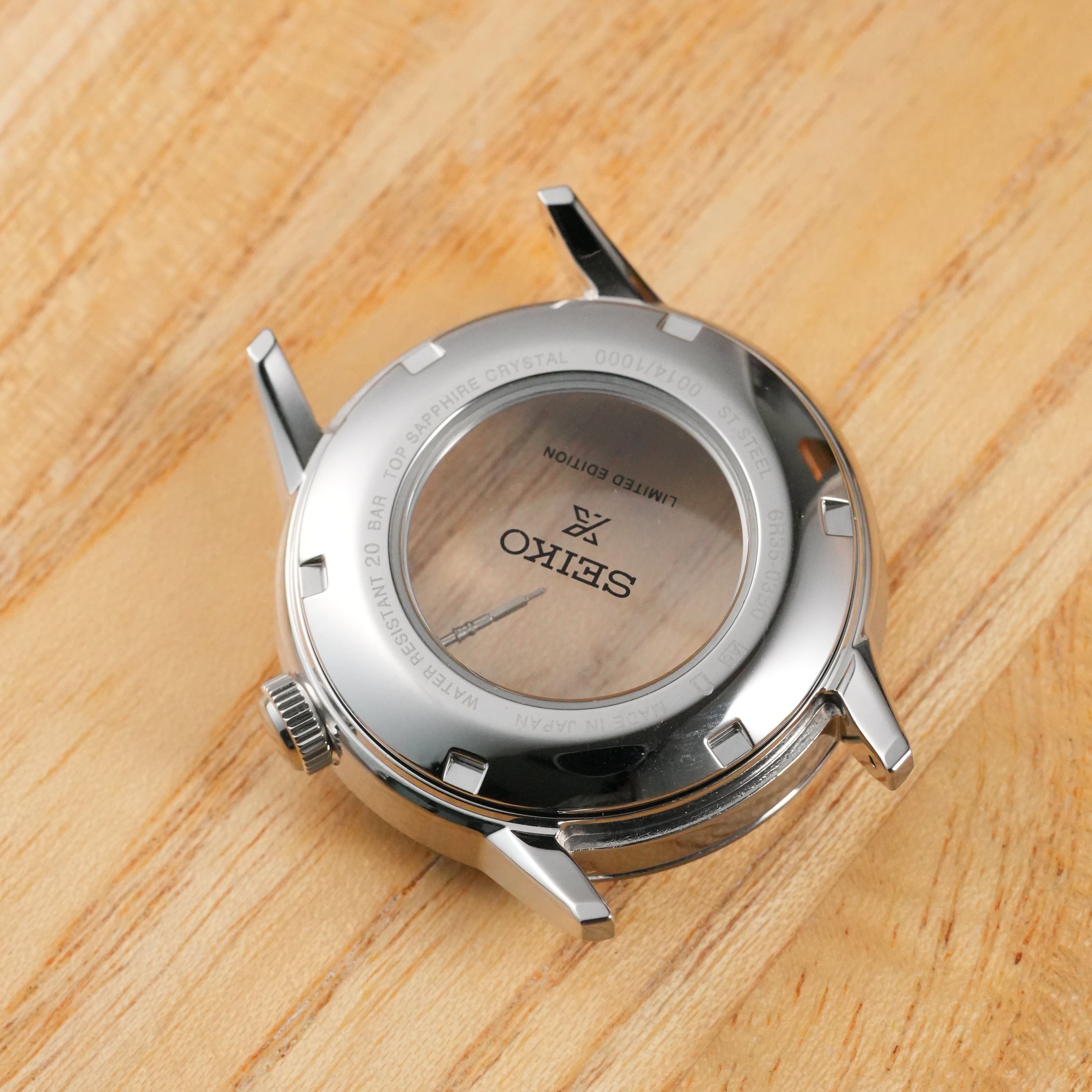 Seiko SPB435: 'Save the Forest Bamboo' OEM Case