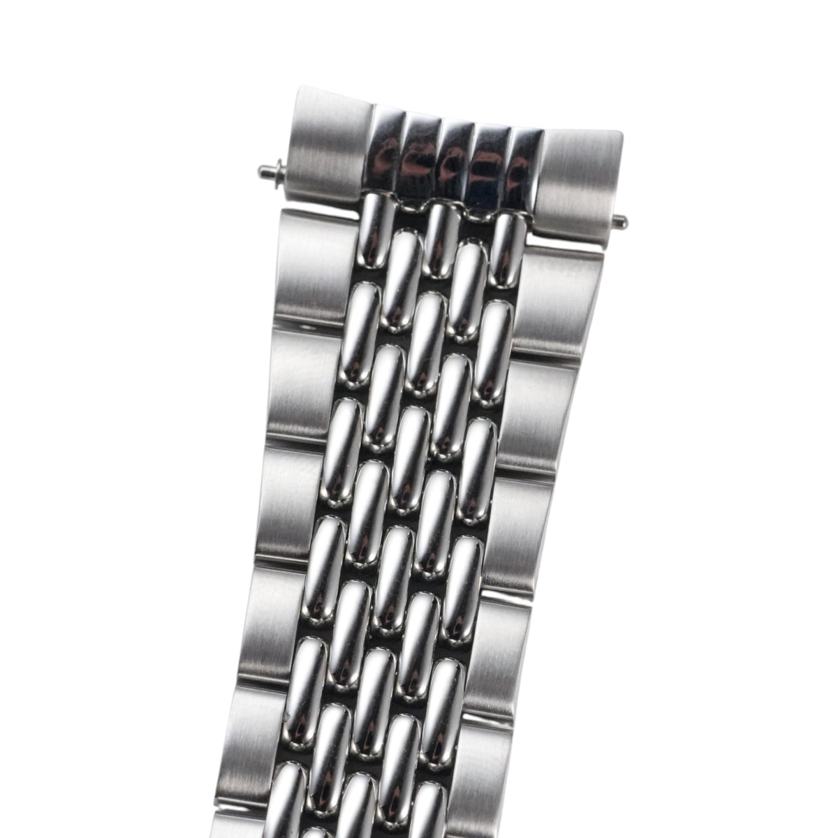 Turtle Beads of Rice: Brushed Silver Bracelet