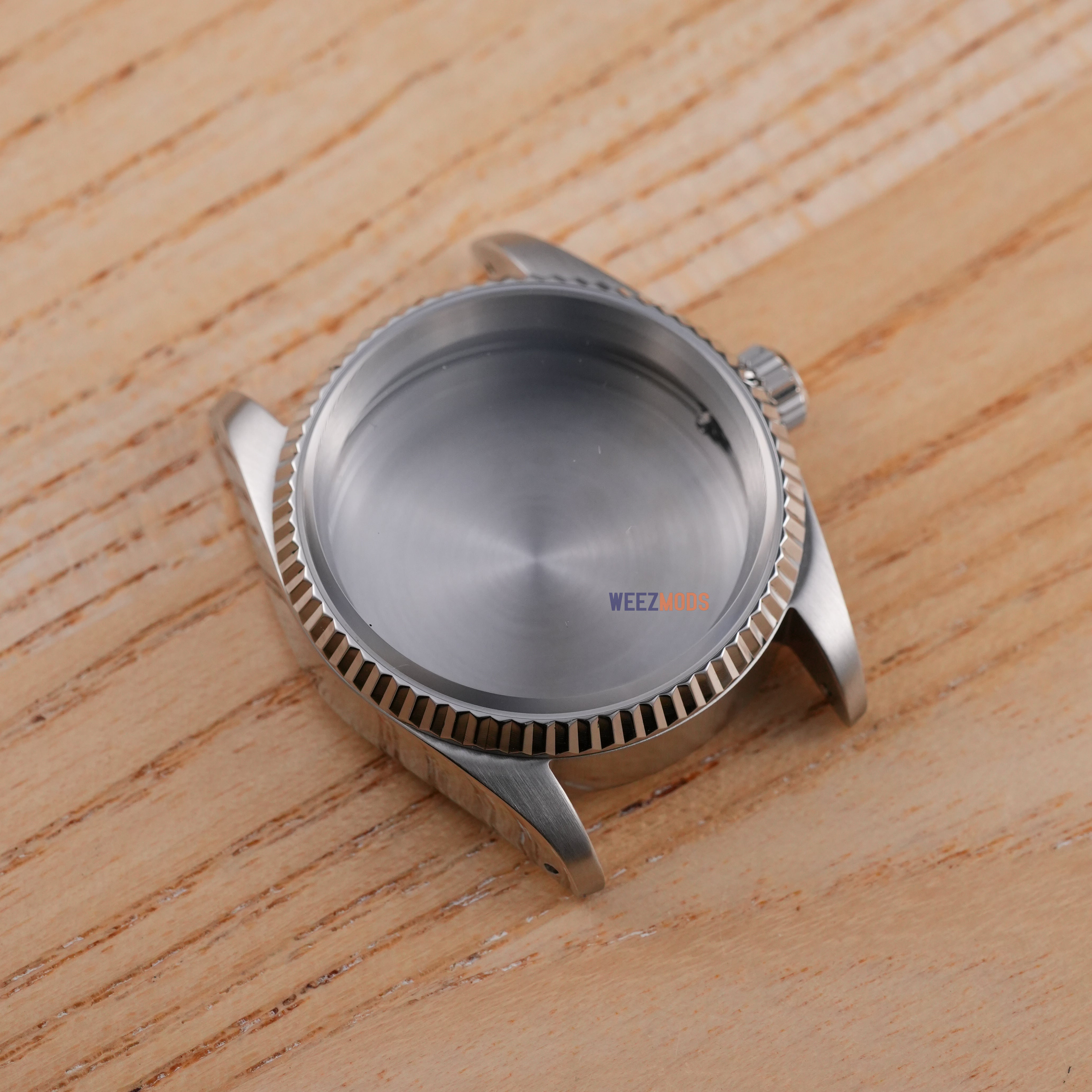 36MM Fluted: Brushed Silver with Dome Case