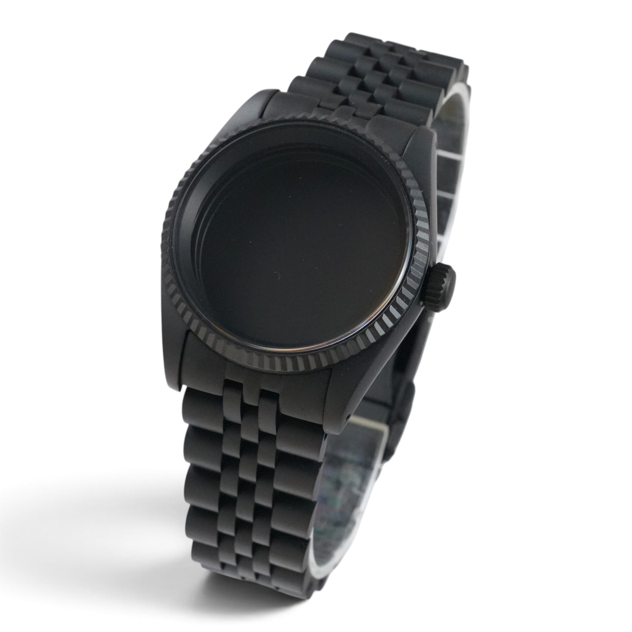 36MM Fluted: Matte Black Case with Jubilee Bracelet