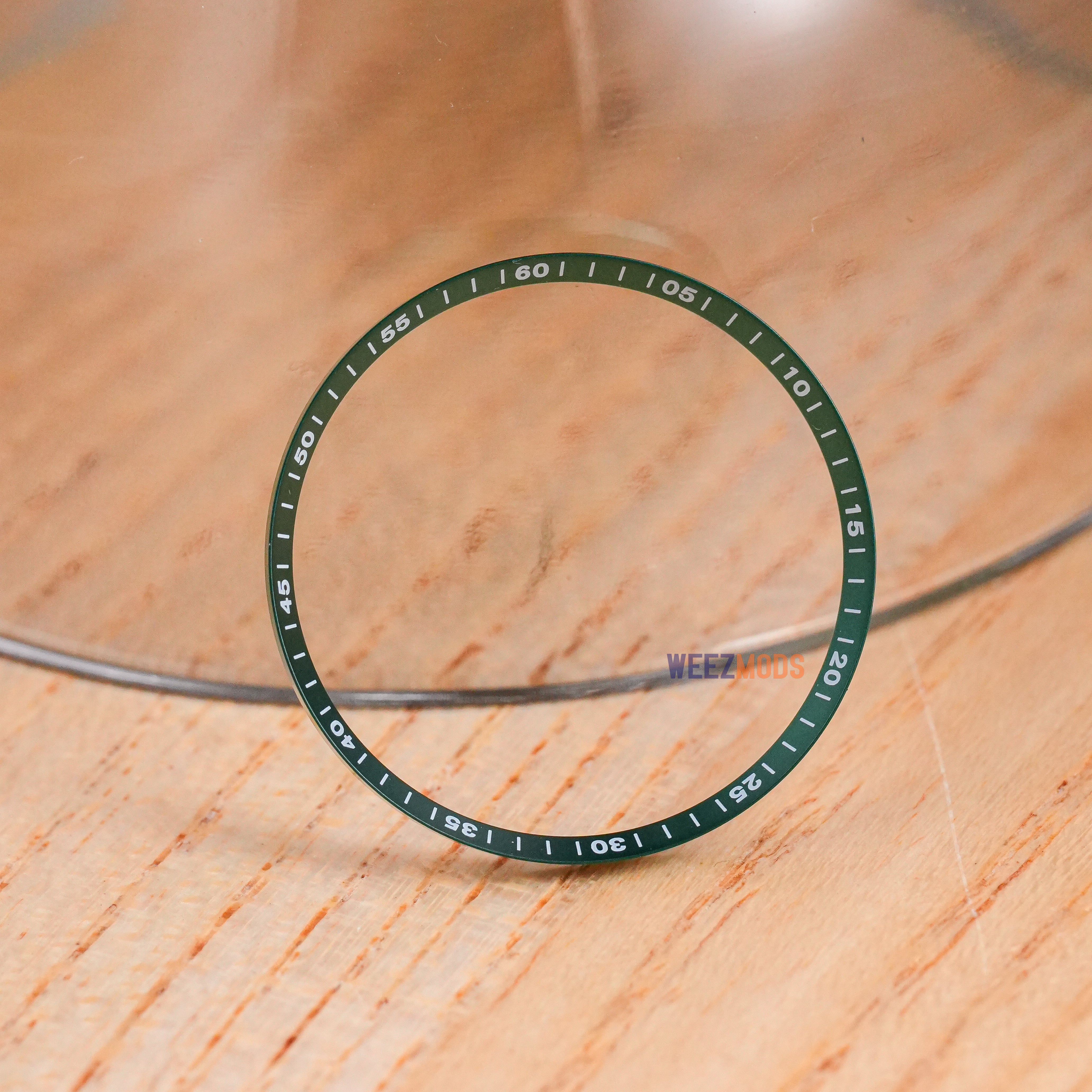 SKX007/SRPD Chapter Ring: Green with Numerals