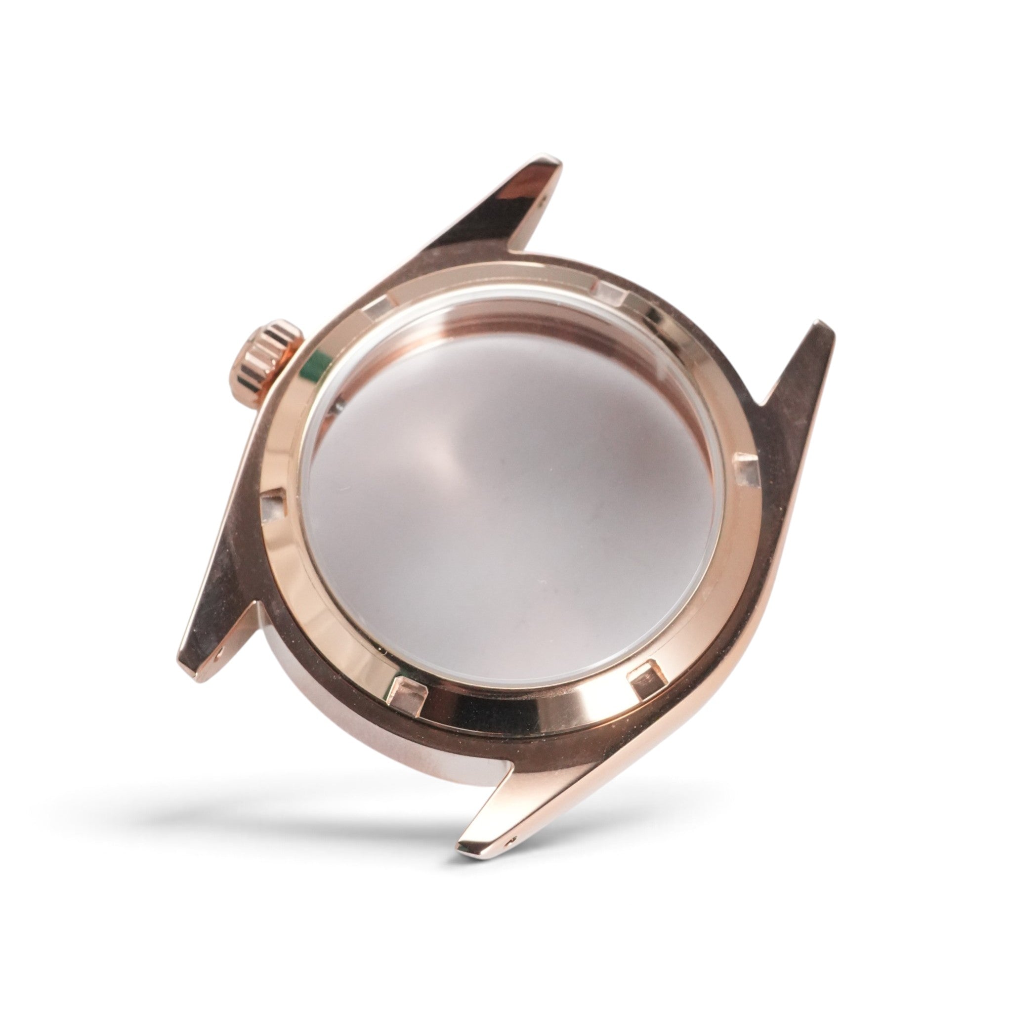 36MM Fluted: Brushed Rose Gold Case with Cyclops & Presidential Bracelet