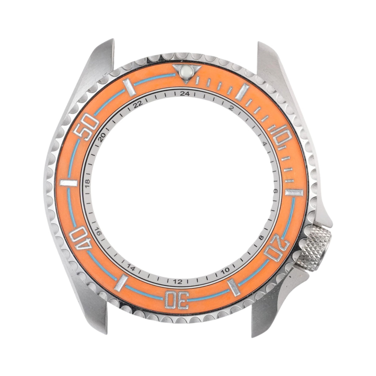 SKX007/SRPD Carbon Fiber: Orange in White Markers
