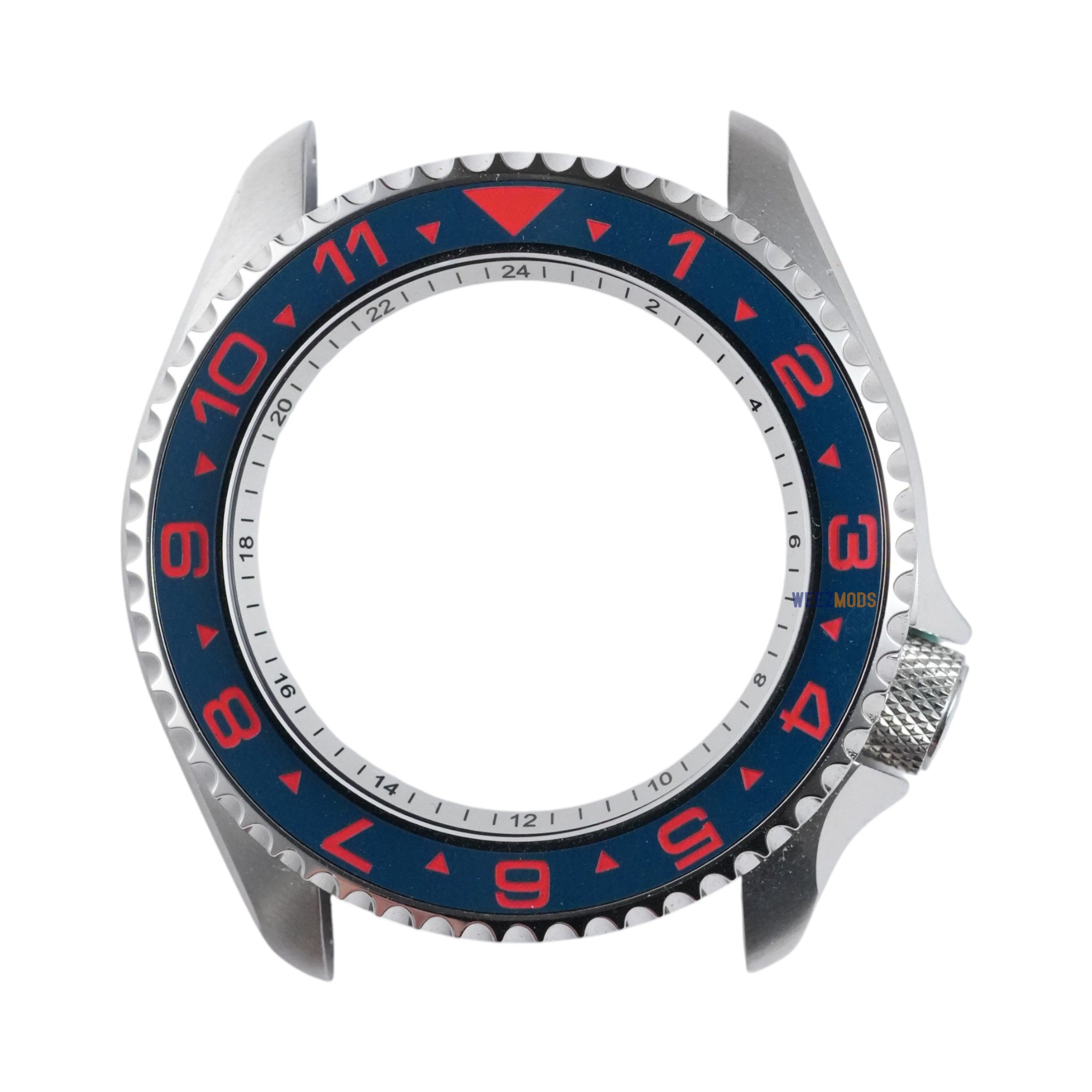 SKX007/SRPD Dual-Time Flat: Aegean with Red Markers