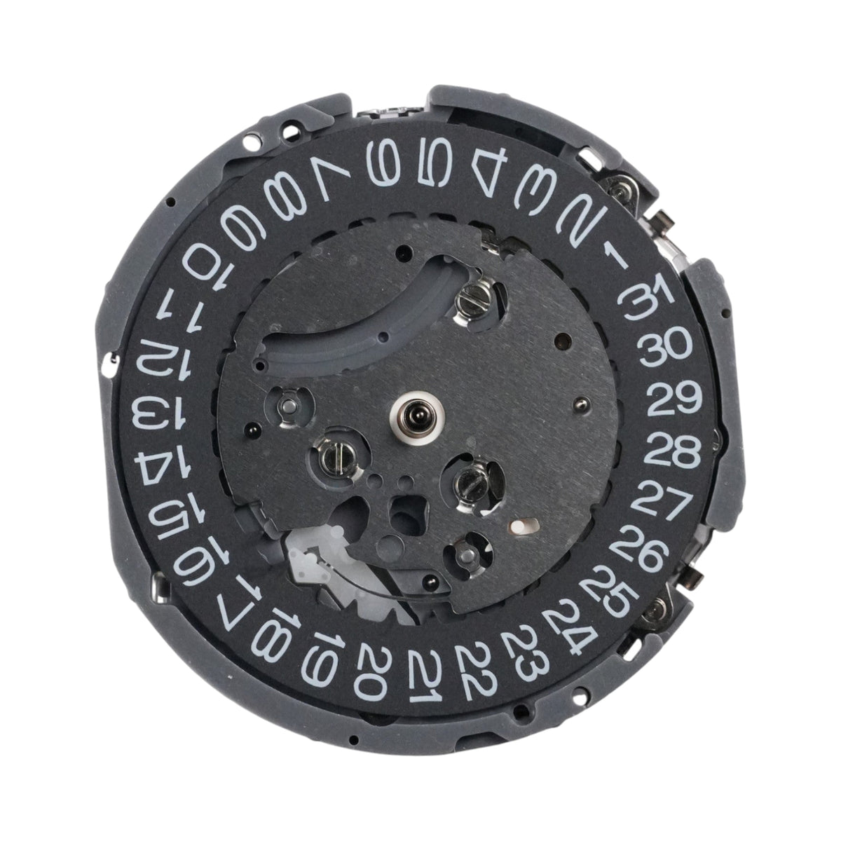 Seiko (TMI) VK63: Black Date Mechaquartz Movement (3:00" Position)
