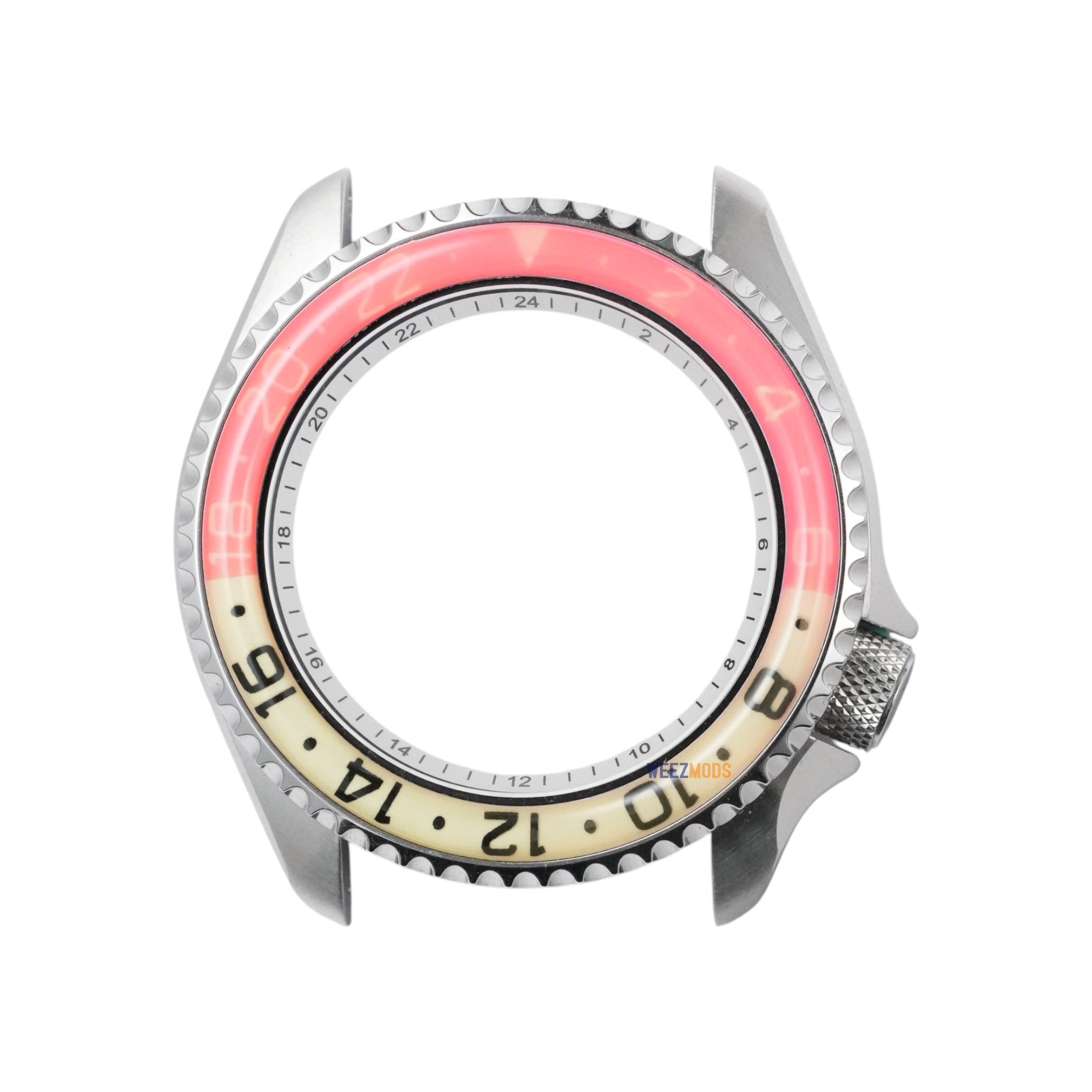 SKX007/SRPD GMT Bakelite: Pink in Black Markers (Luminous)