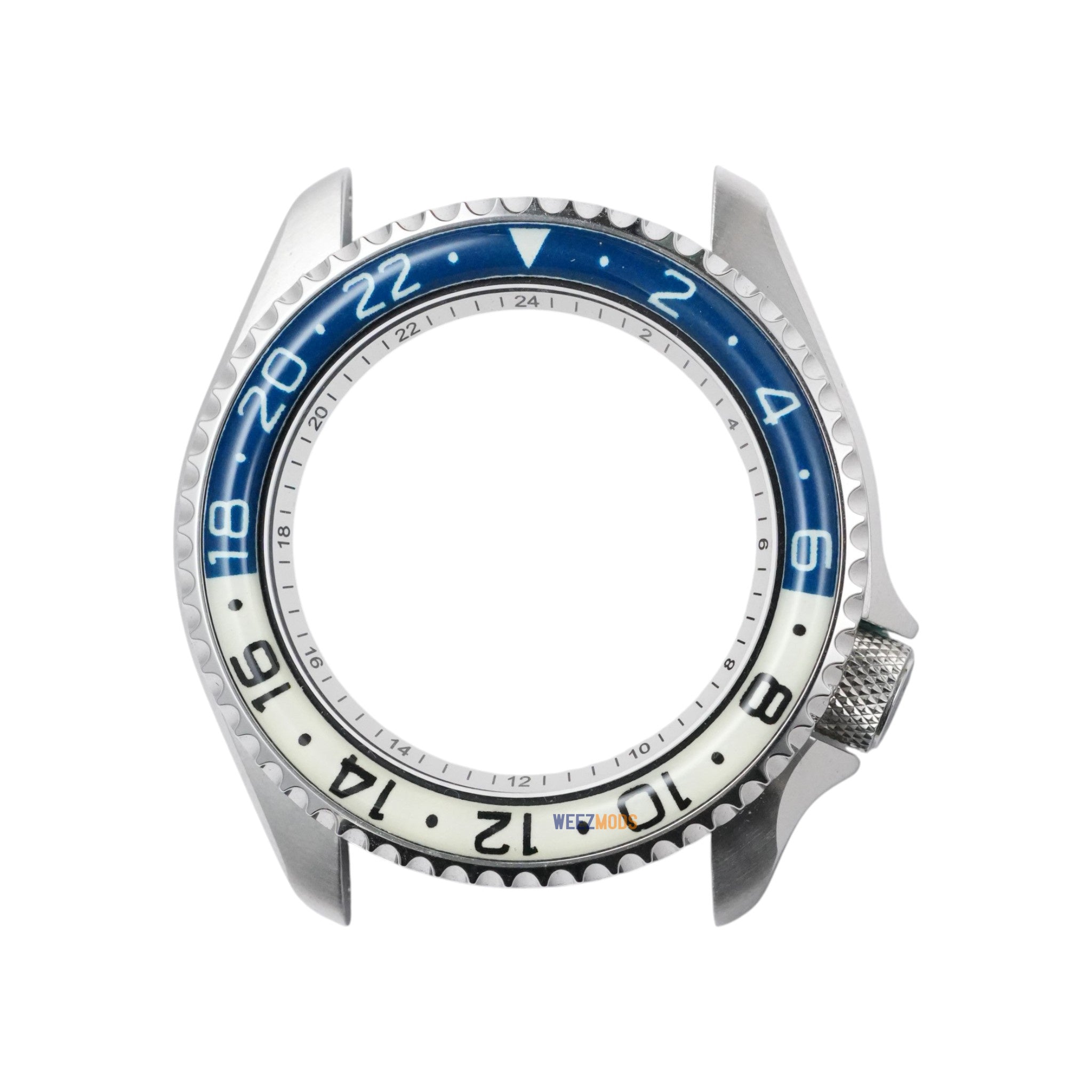 SKX007/SRPD GMT Bakelite: Navy Blue in Black Markers (Luminous)
