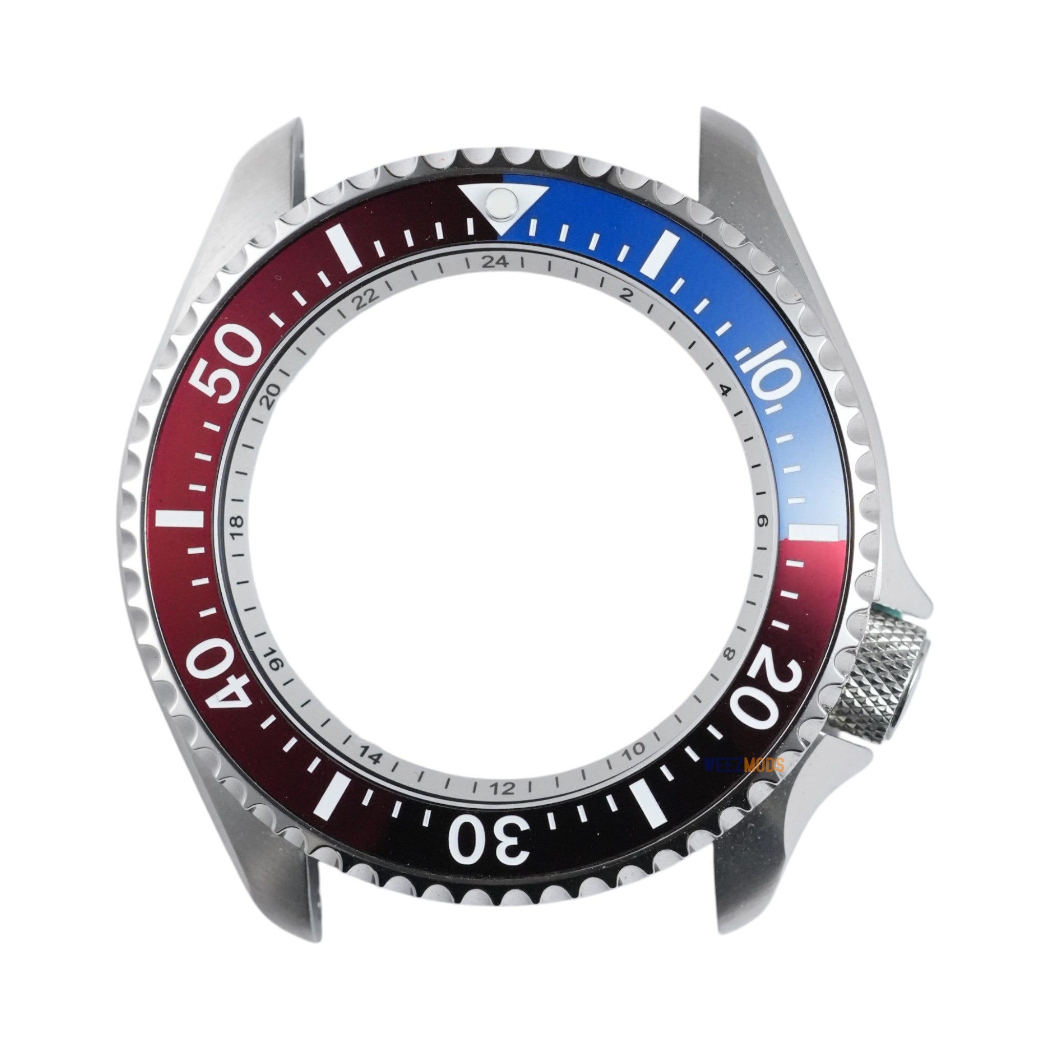 SKX007/SRPD Deepsea: Blue with Quarter Red