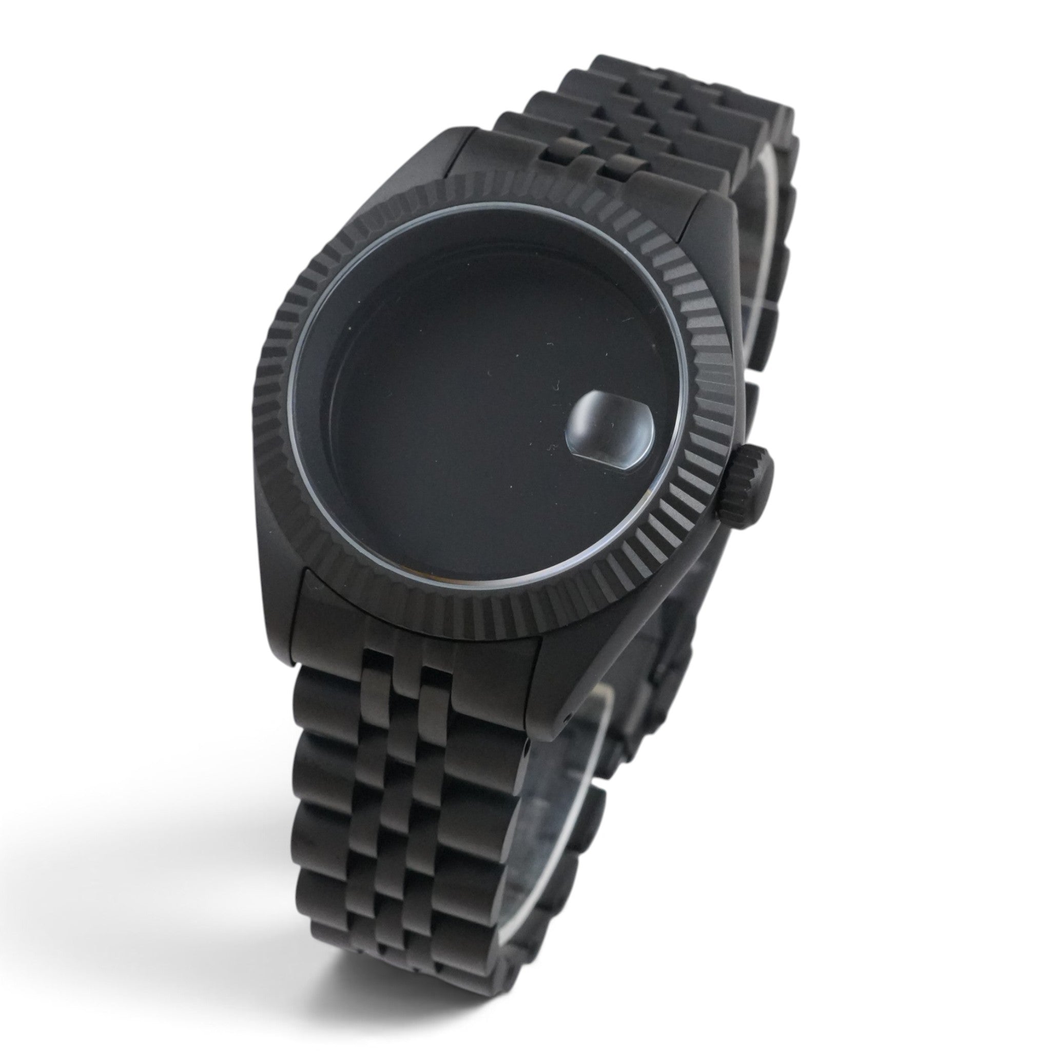 40MM Fluted: Matte Black Case with Cyclops & Jubilee Bracelet