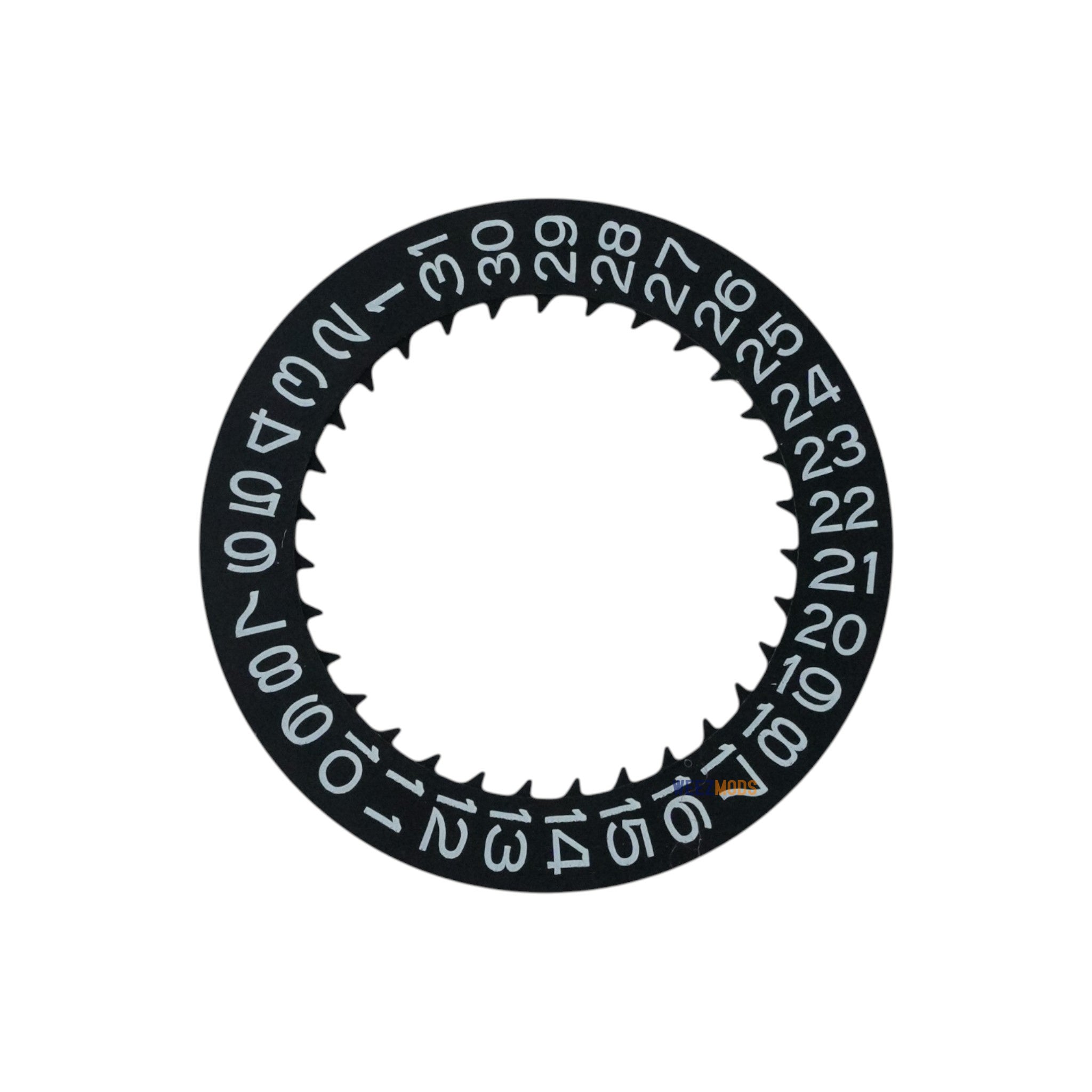 Date Disc: Black with White Numerals (3:00" & 3:80" Position)