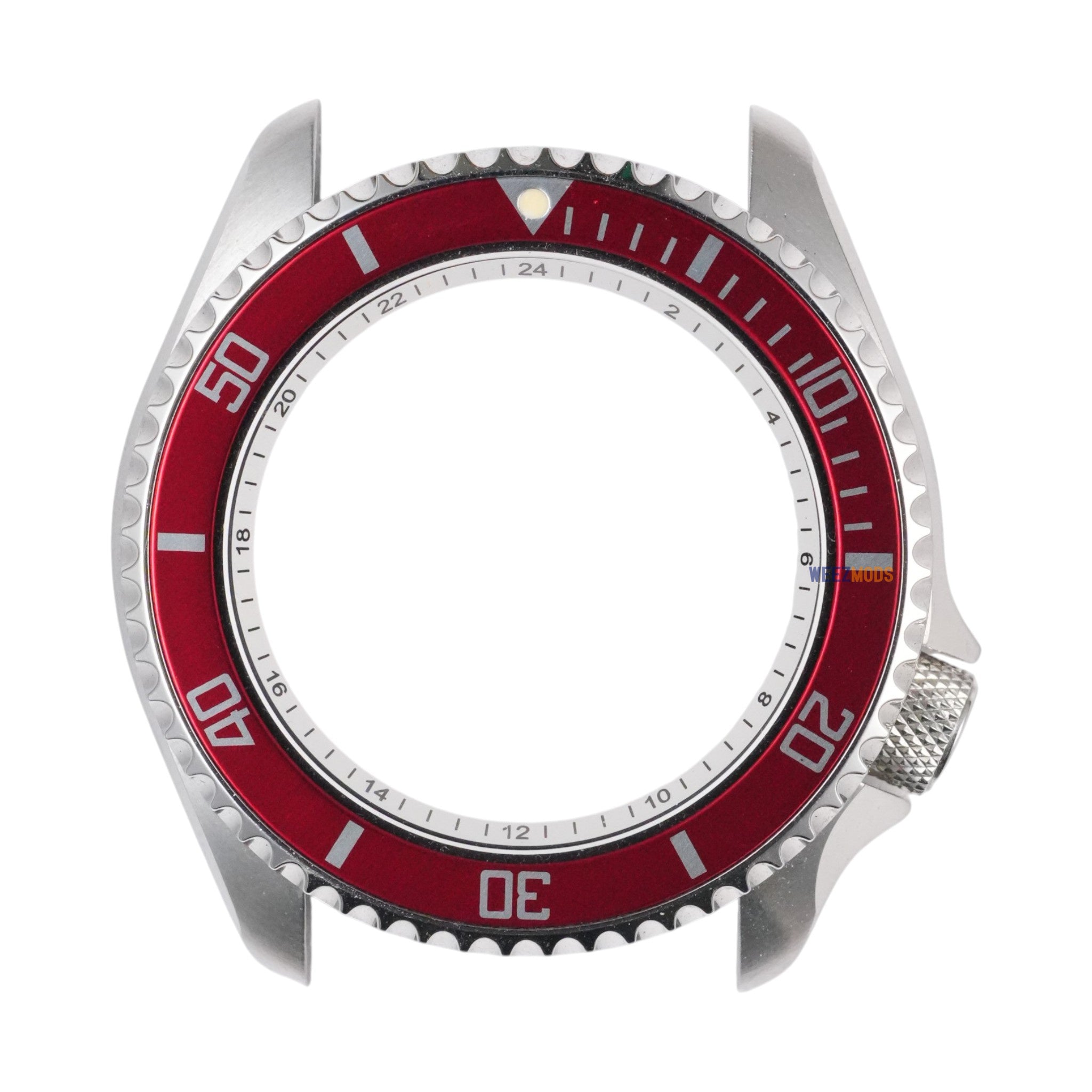 SKX007/SRPD Sub: Red in Silver Markers (With Pip)