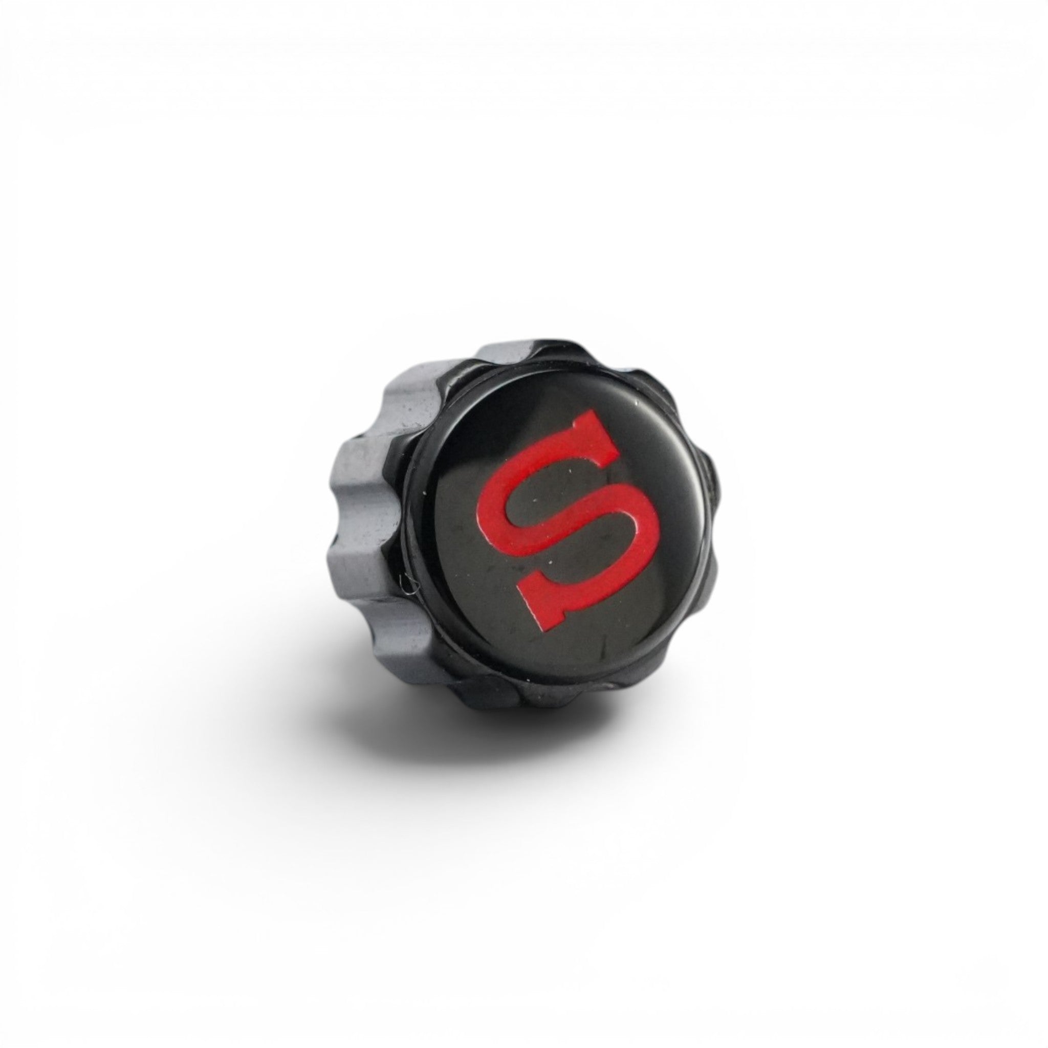 SKX007 Chunky Crown: Polished Black with Red S