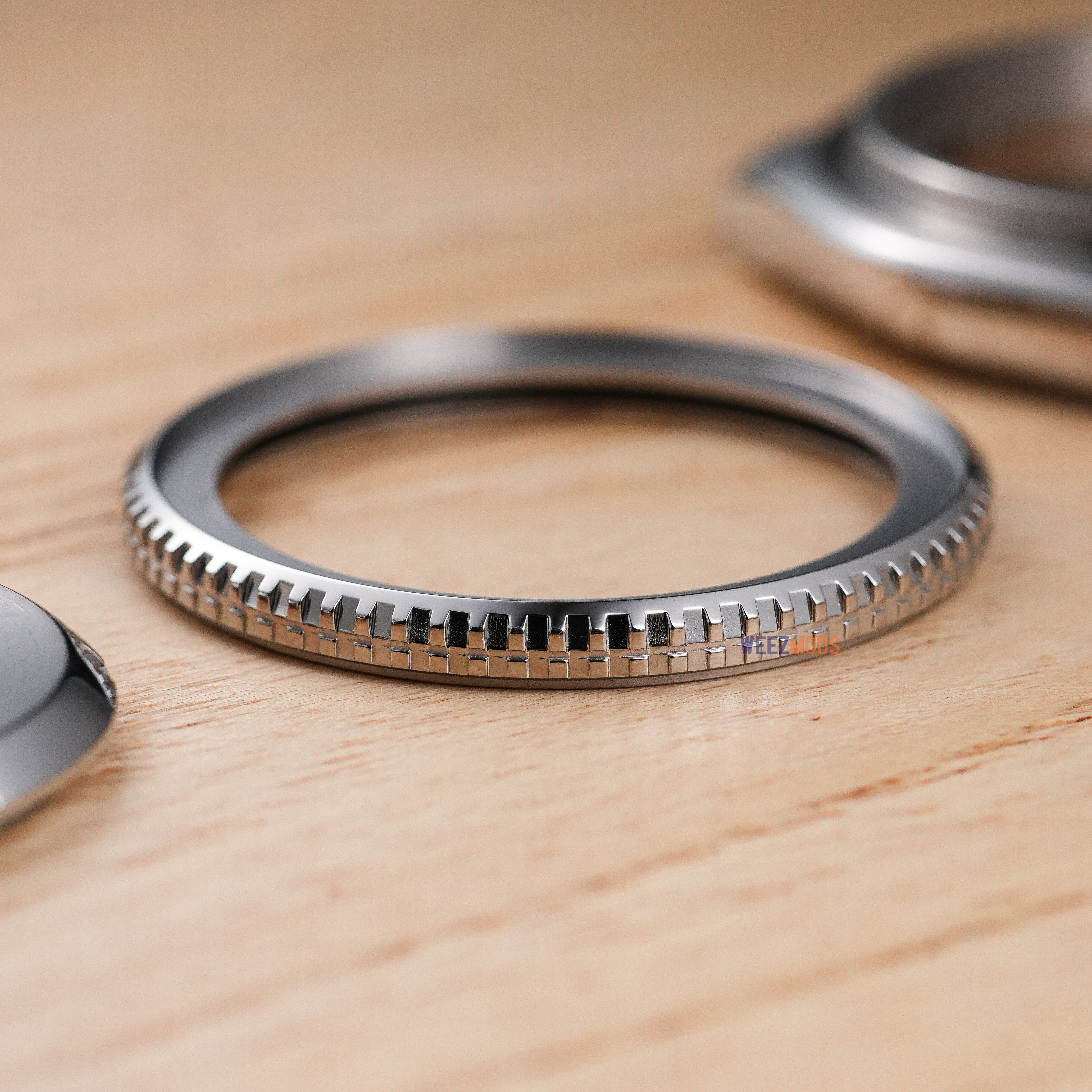 SKX007/SRPD Rugged Bezel: Polished Silver