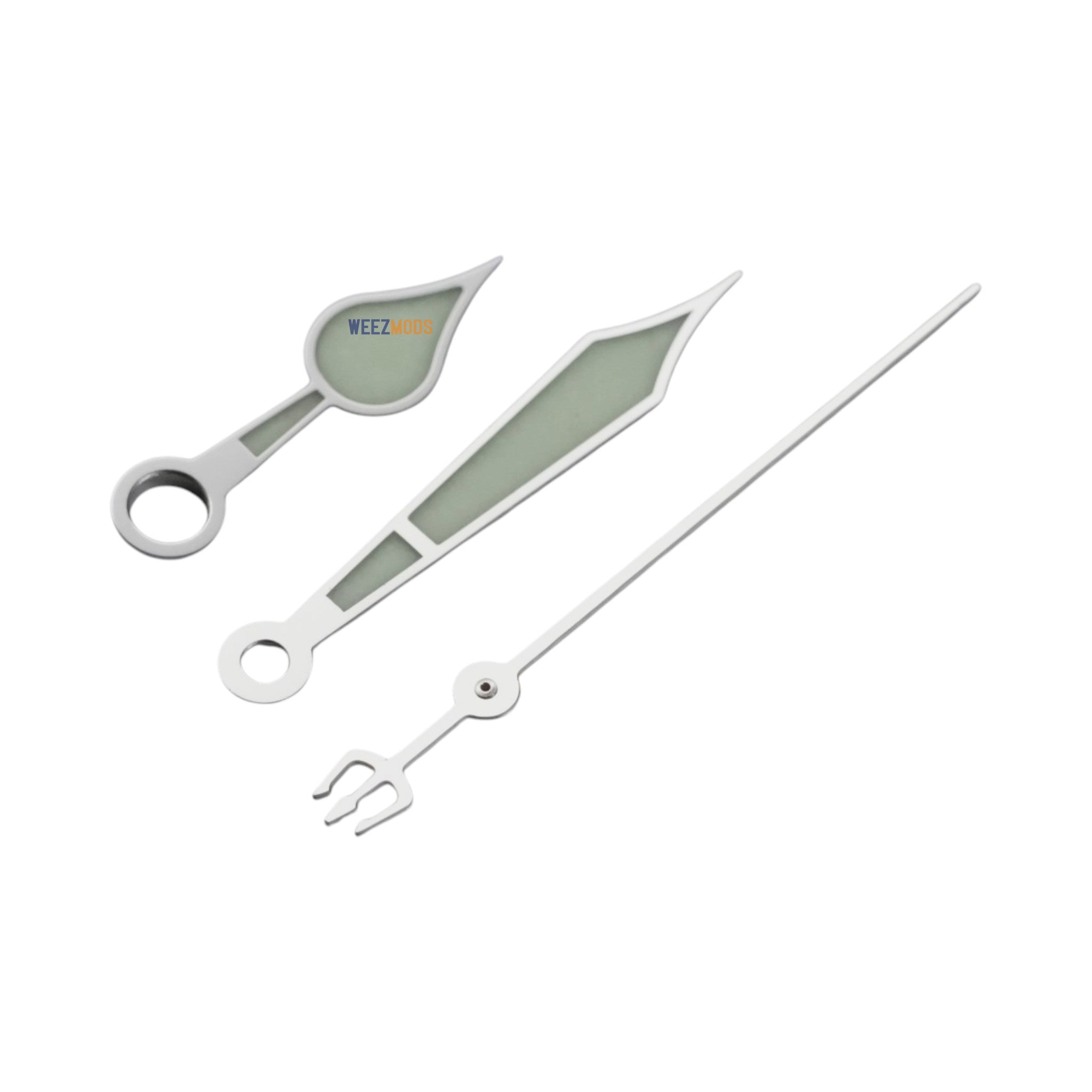 Teardrop: Polished Silver Hands