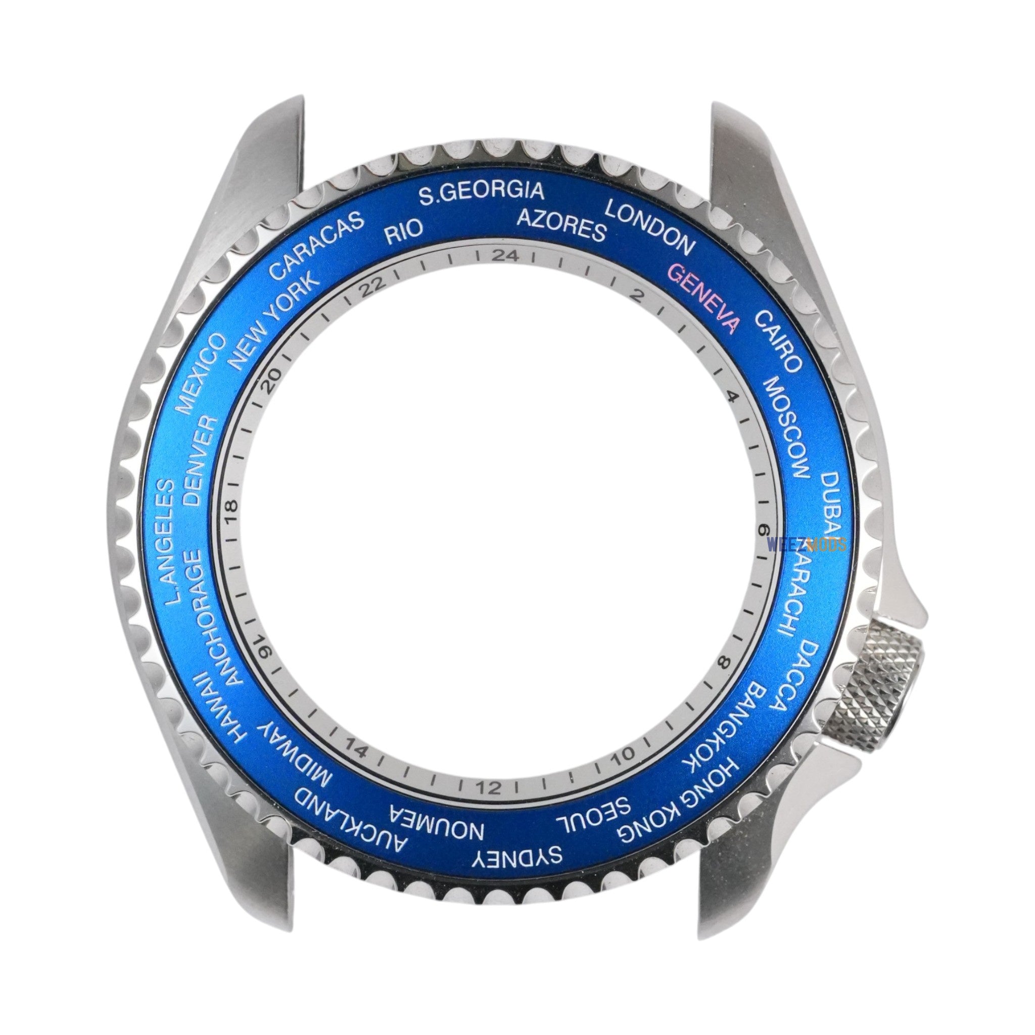 SKX007/SRPD Worldtimer: Navy Blue with White Markers