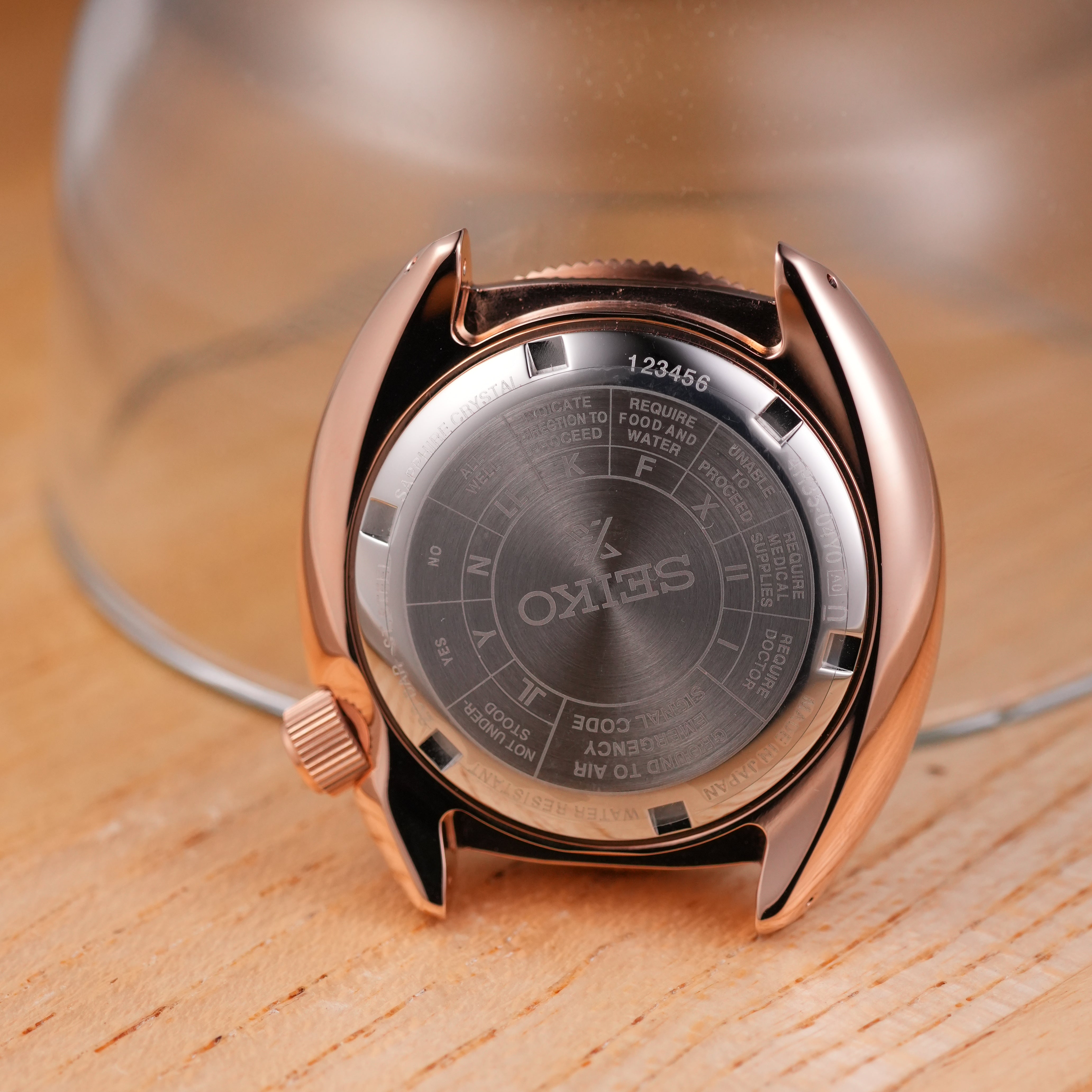 Seiko SRPG18: Tortoise OEM Case