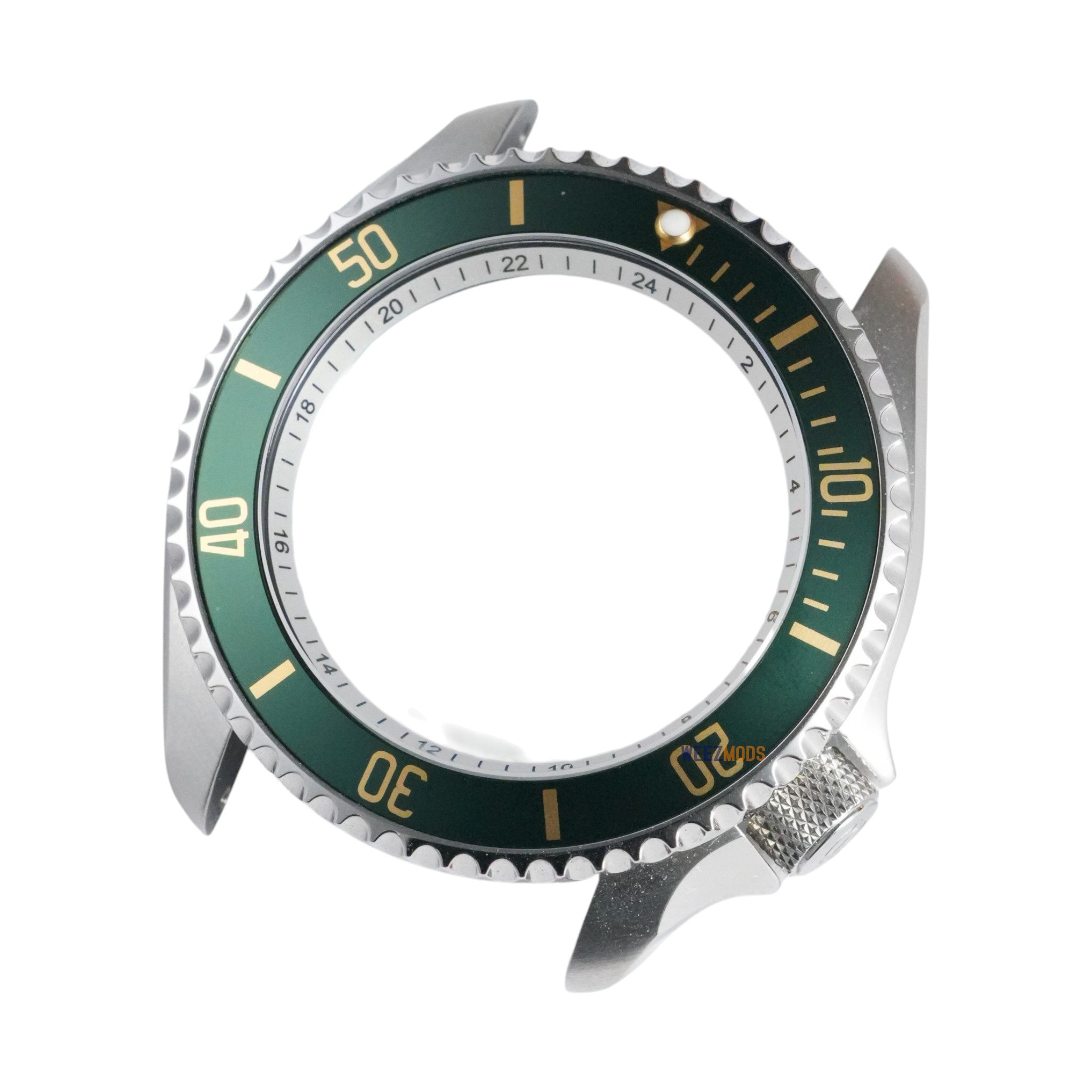 SKX007/SRPD Vintage Sub: Matte Green in Gold Markers (With Pip)