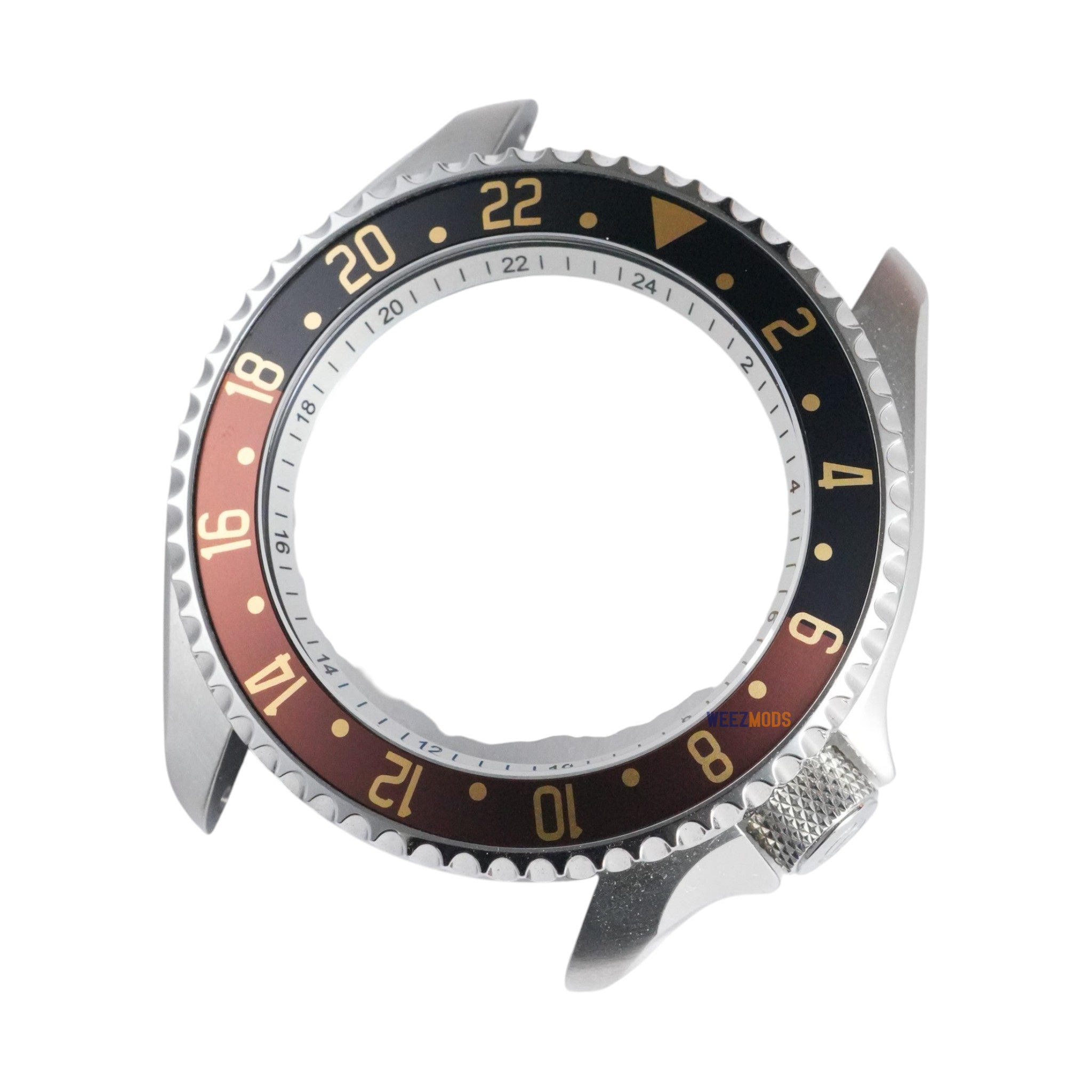 SKX007/SRPD Vintage GMT: Matte Brown in Gold Markers