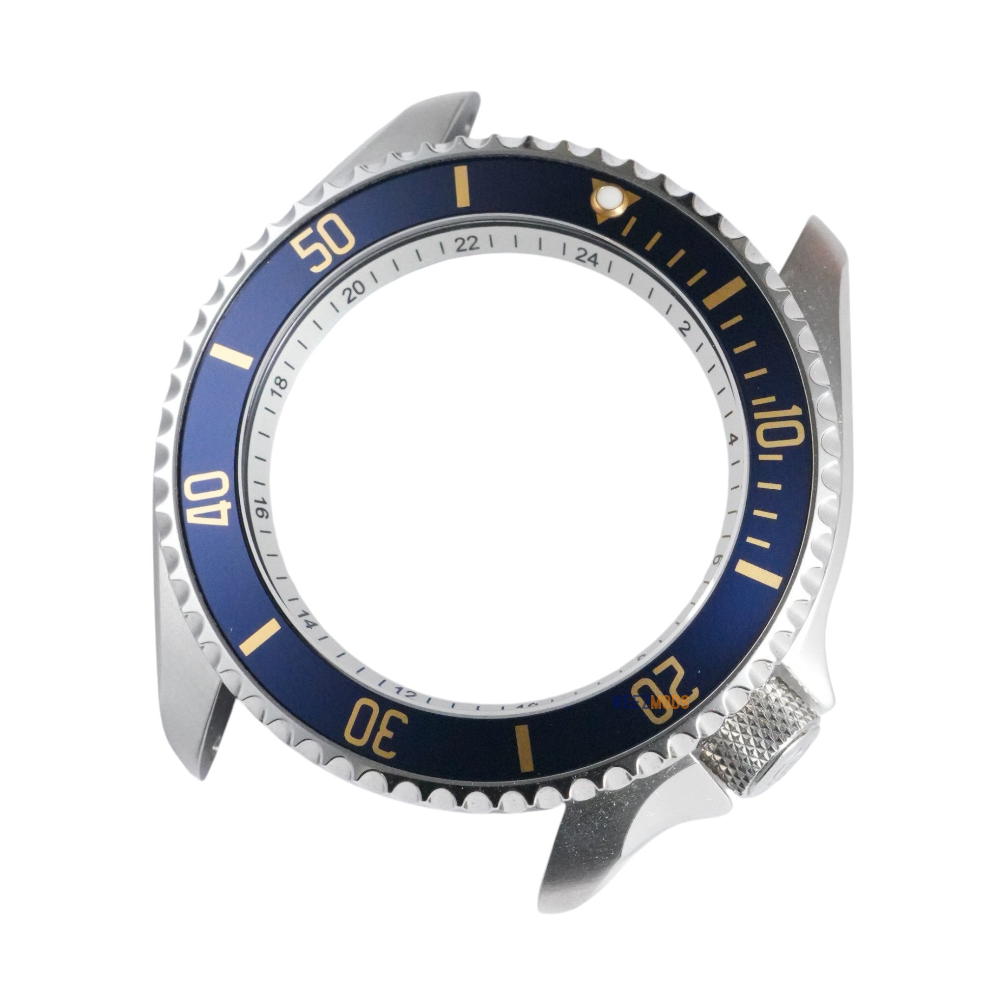 SKX007/SRPD Vintage Sub: Matte Blue in Gold Markers (With Pip)