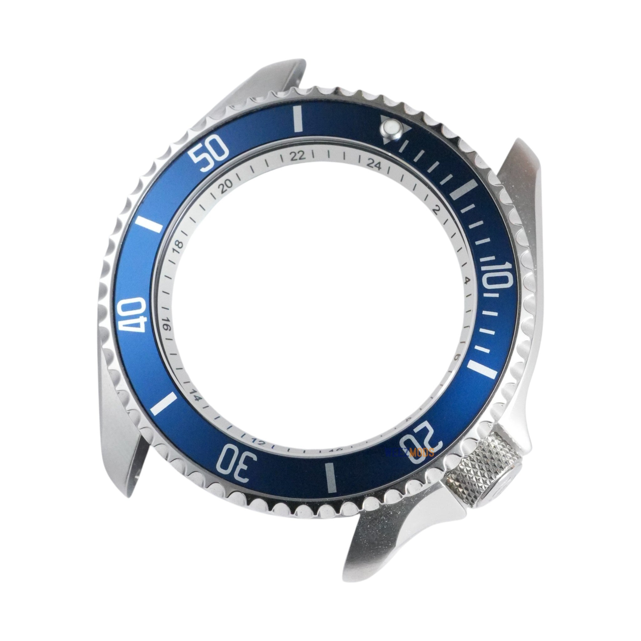 SKX007/SRPD Vintage Sub: Matte Blue in Silver Markers (With Pip)
